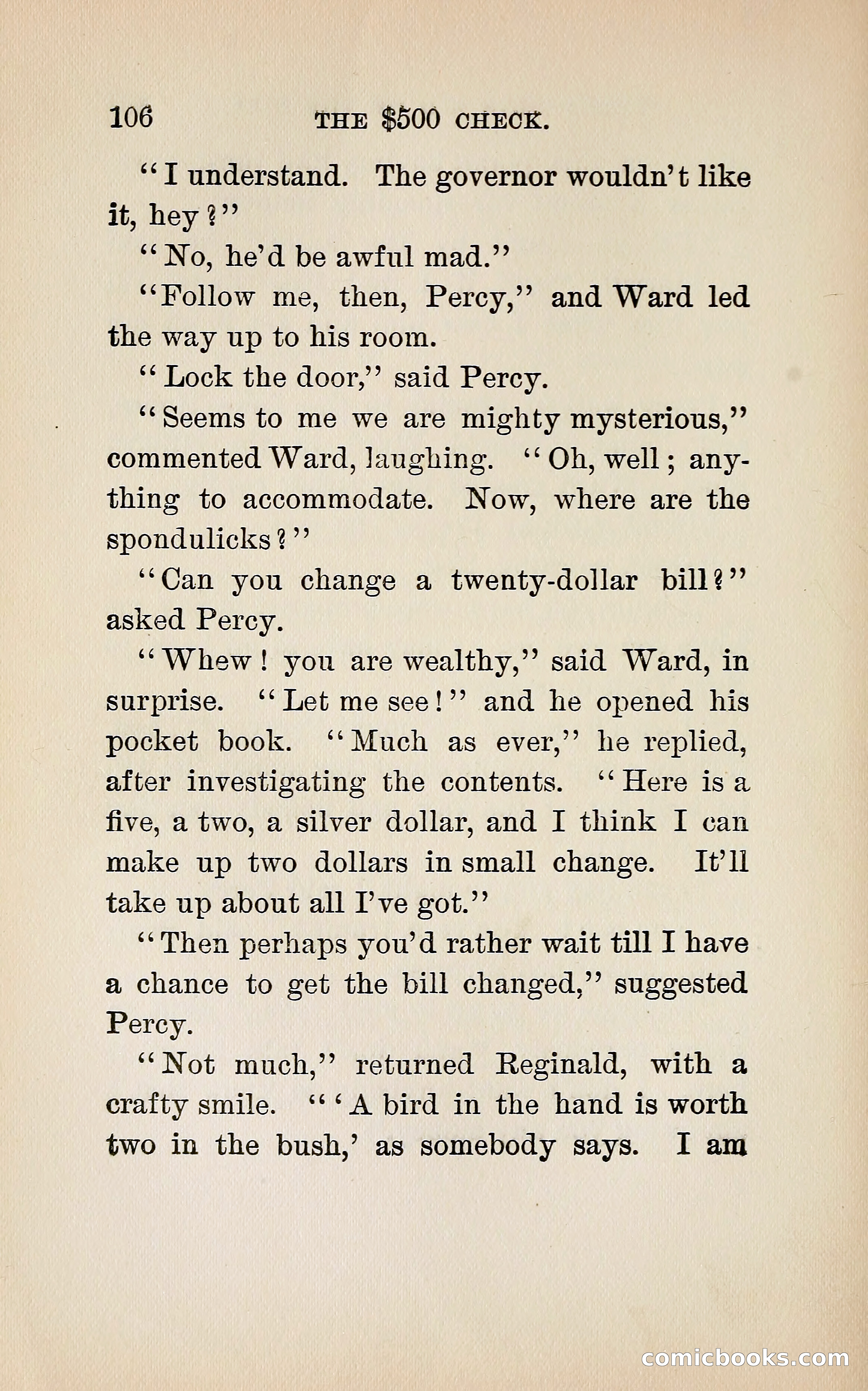 The $500 Check — page 123 of 372