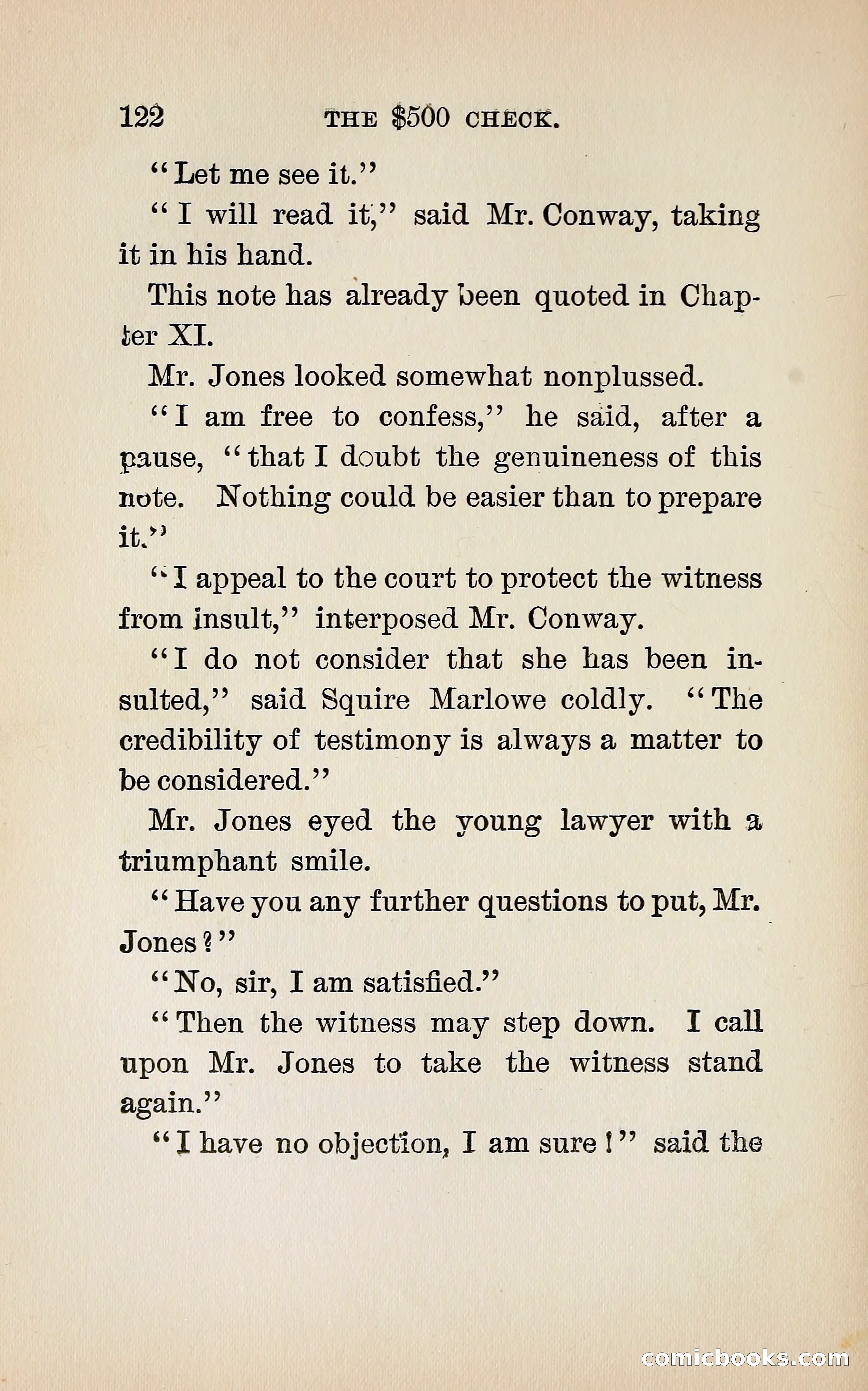 The $500 Check — page 139 of 372