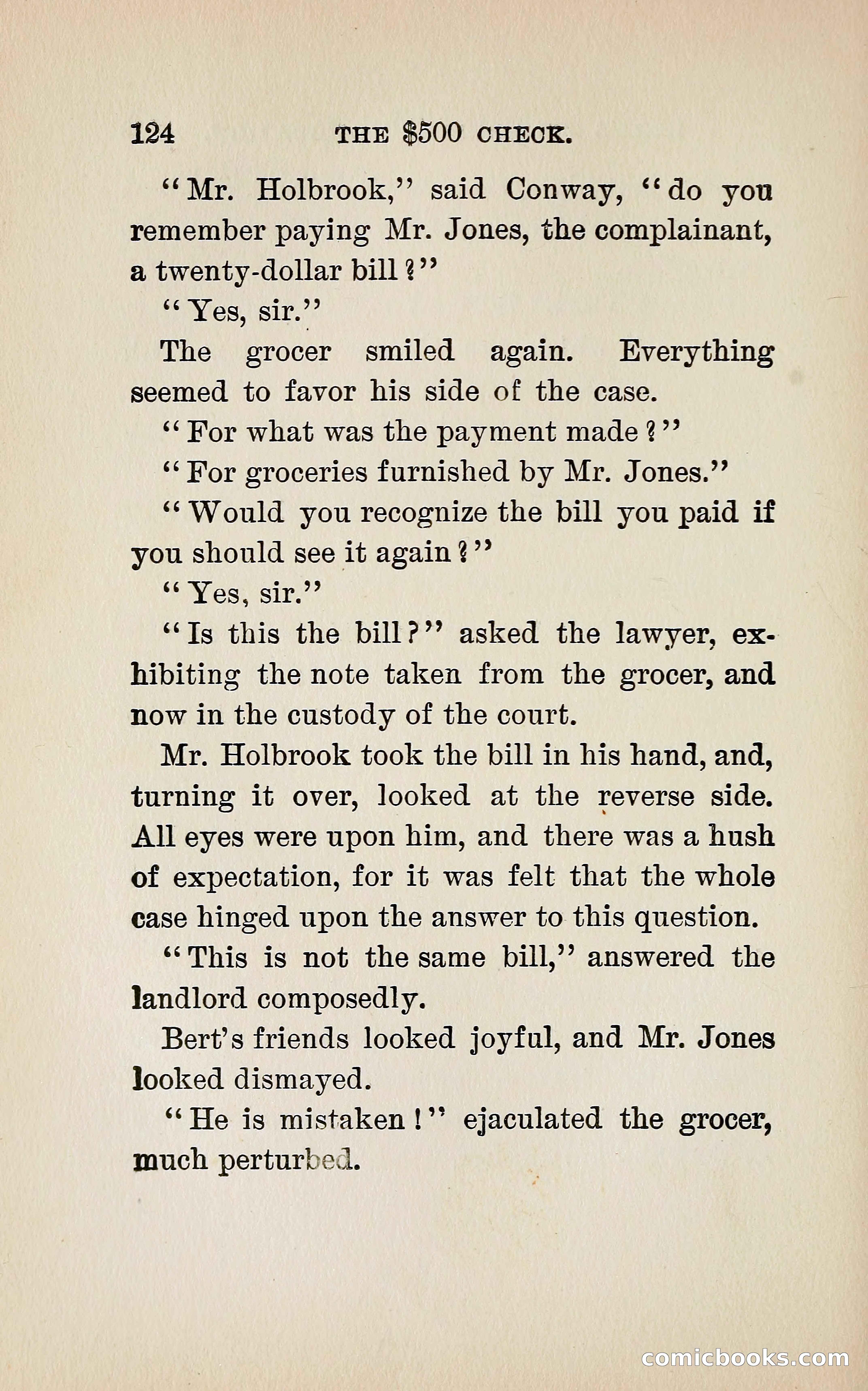 The $500 Check — page 141 of 372