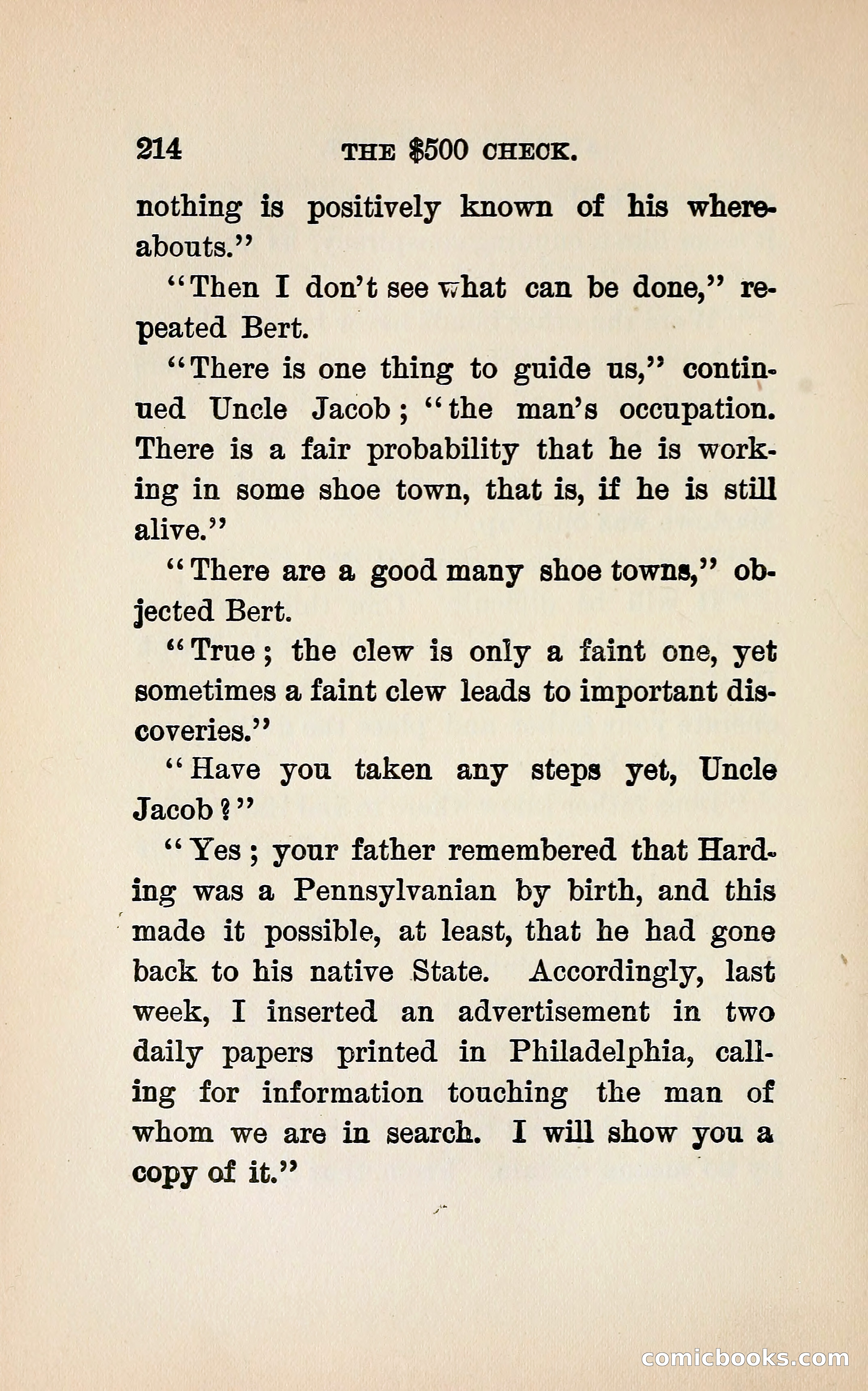 The $500 Check — page 233 of 372