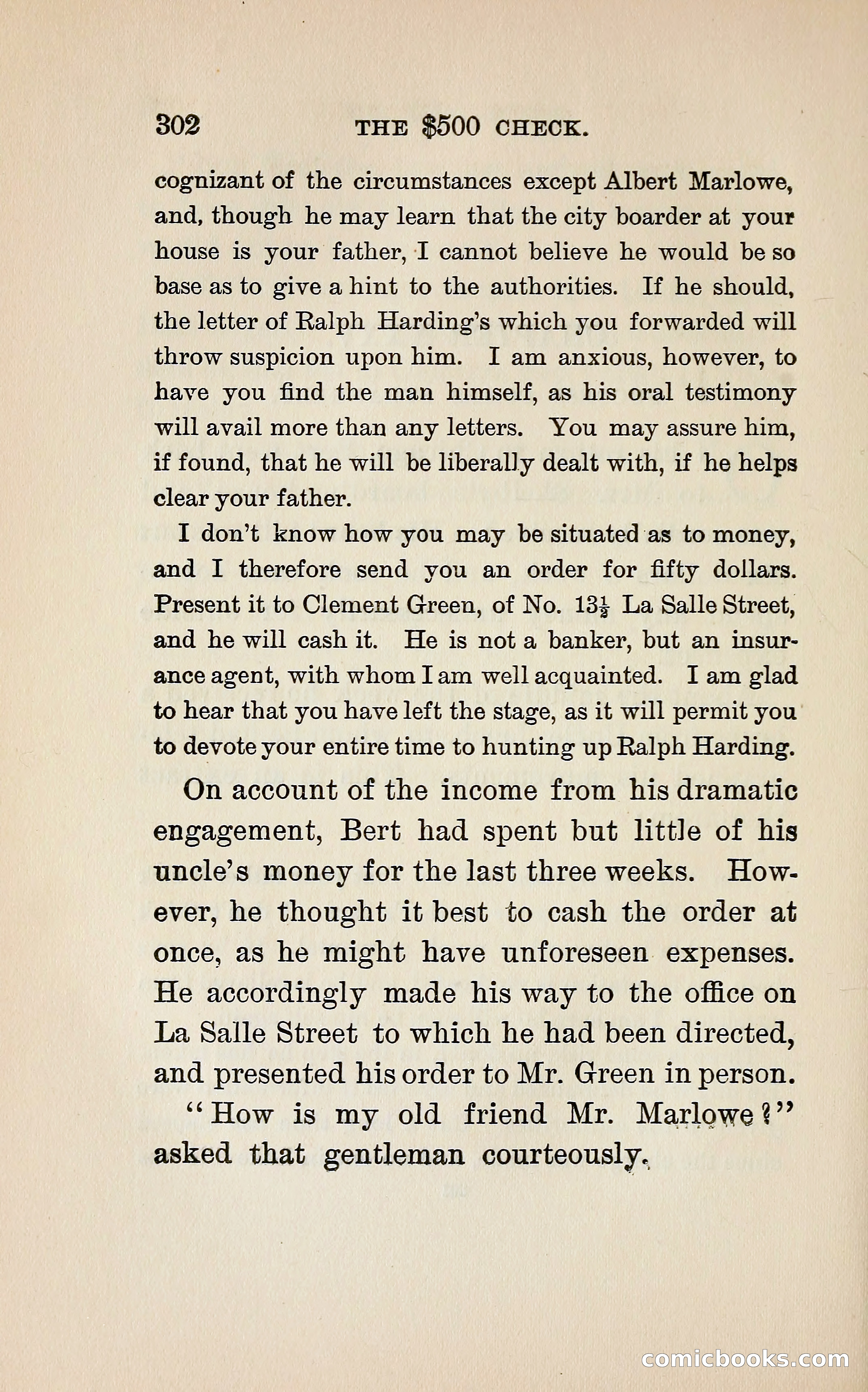 The $500 Check — page 321 of 372