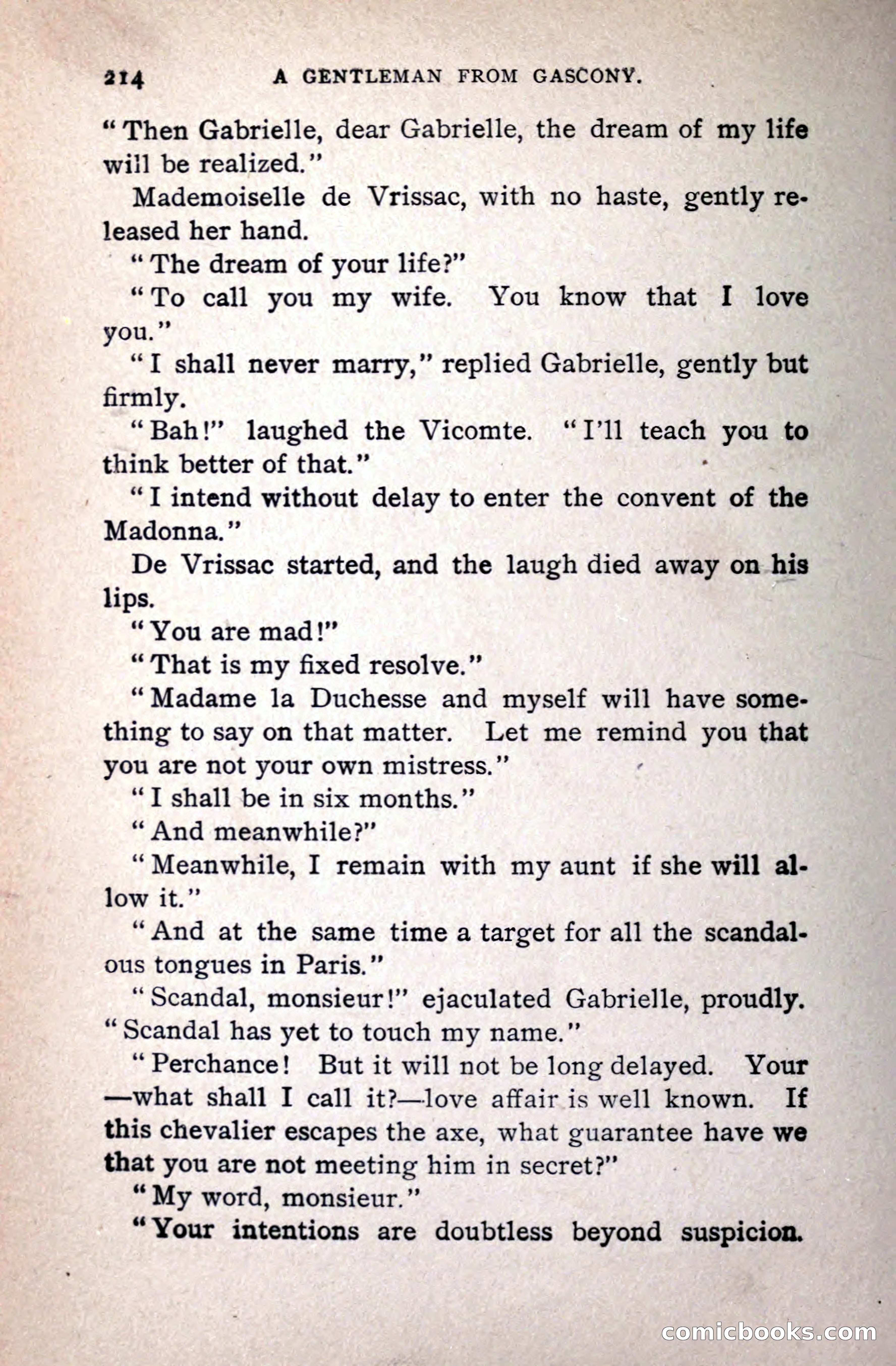 A Gentleman from Gascony: A Romance of the Huguenots — page 218 of 313