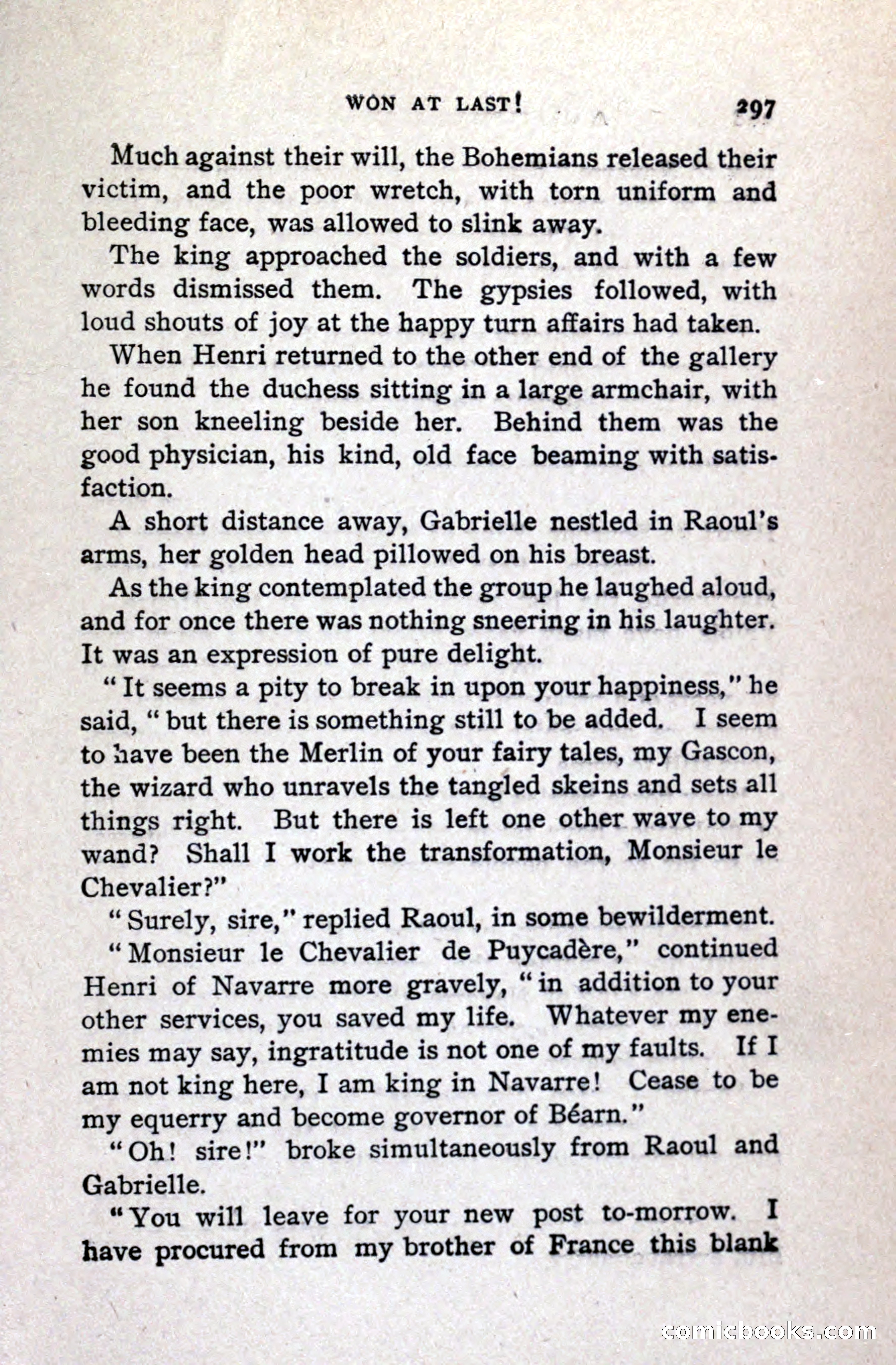 A Gentleman from Gascony: A Romance of the Huguenots — page 301 of 313