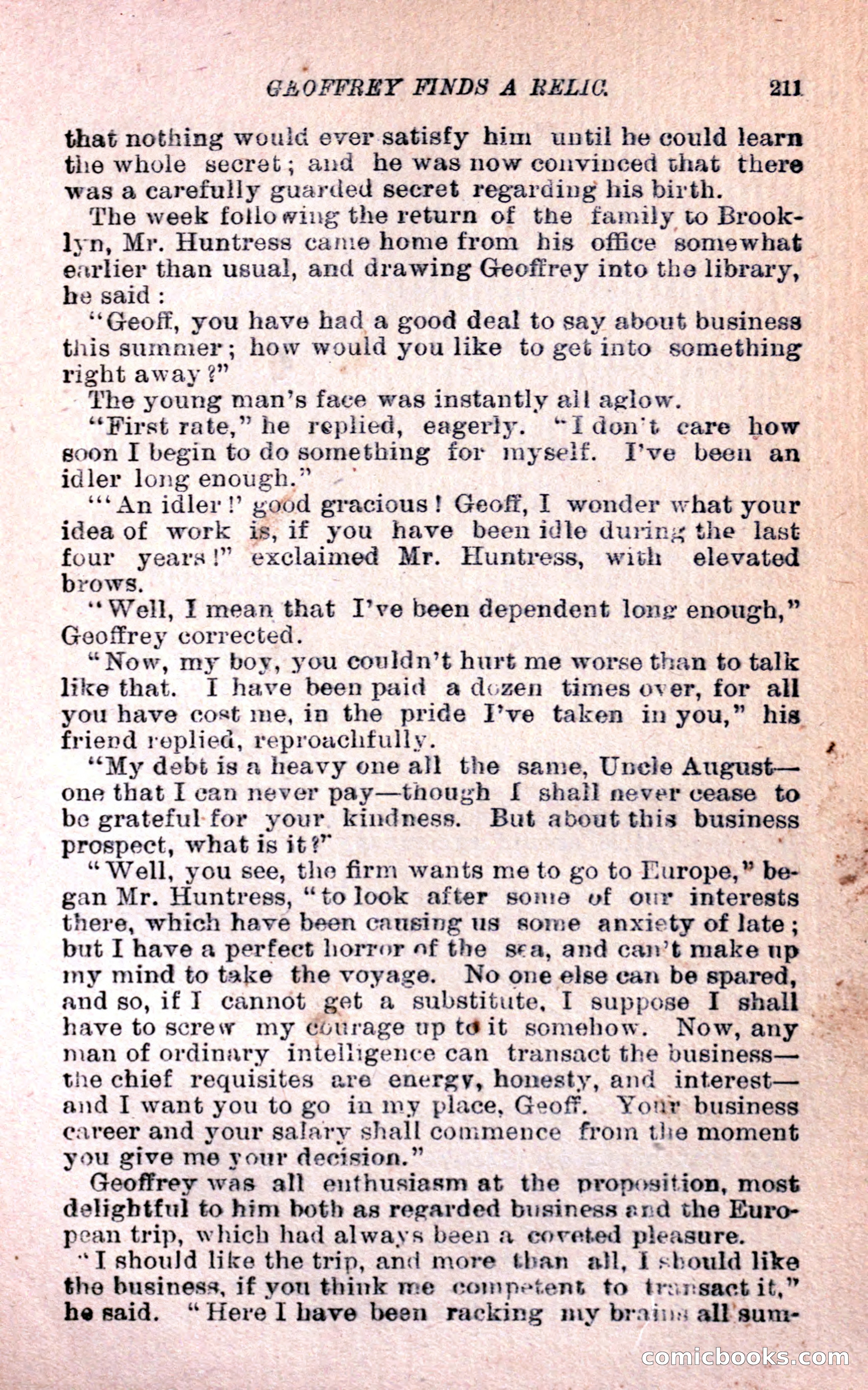 Geoffrey's Victory by Mrs Georgie Sheldon — page 215 of 324