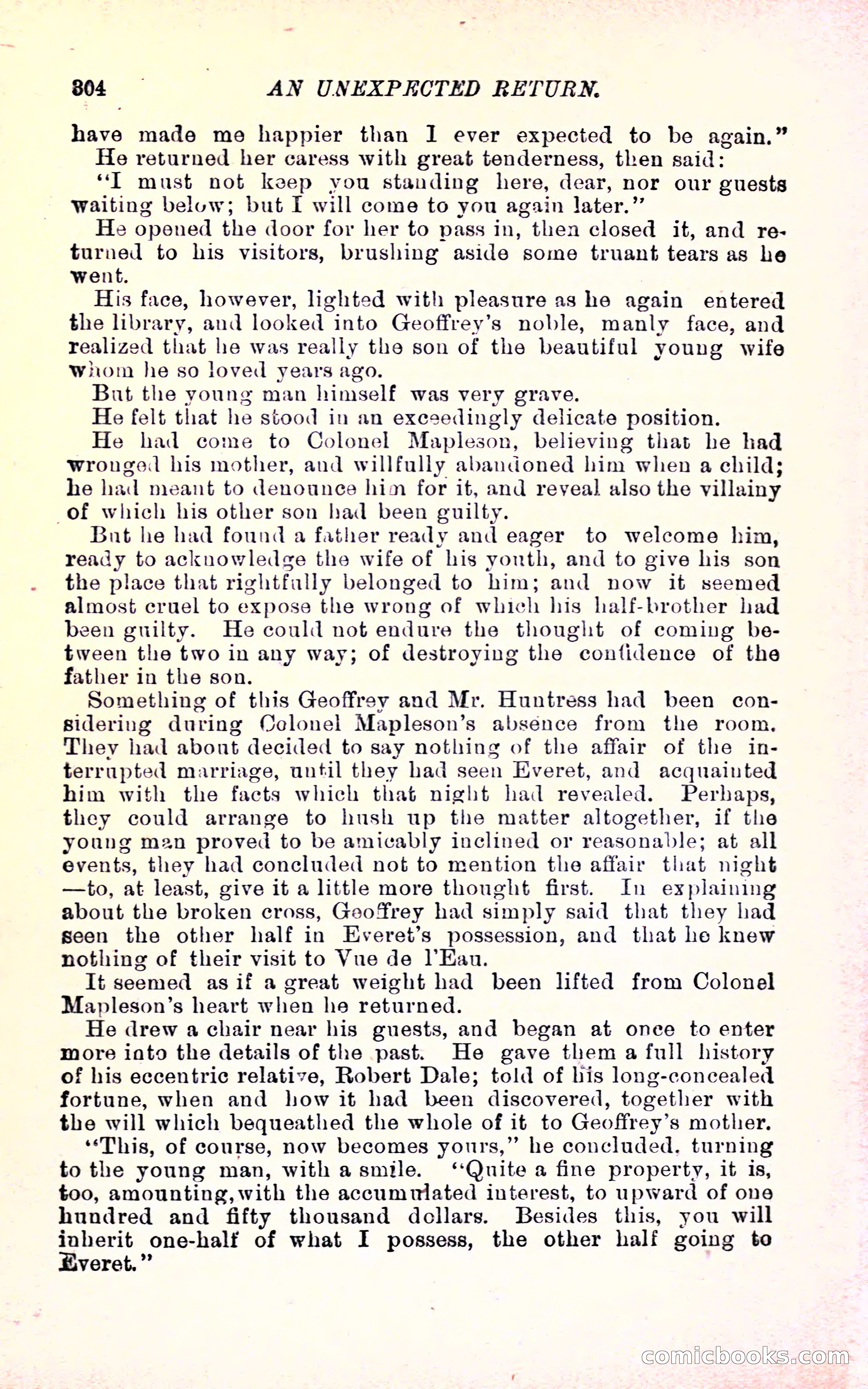 Geoffrey's Victory by Mrs Georgie Sheldon — page 308 of 324