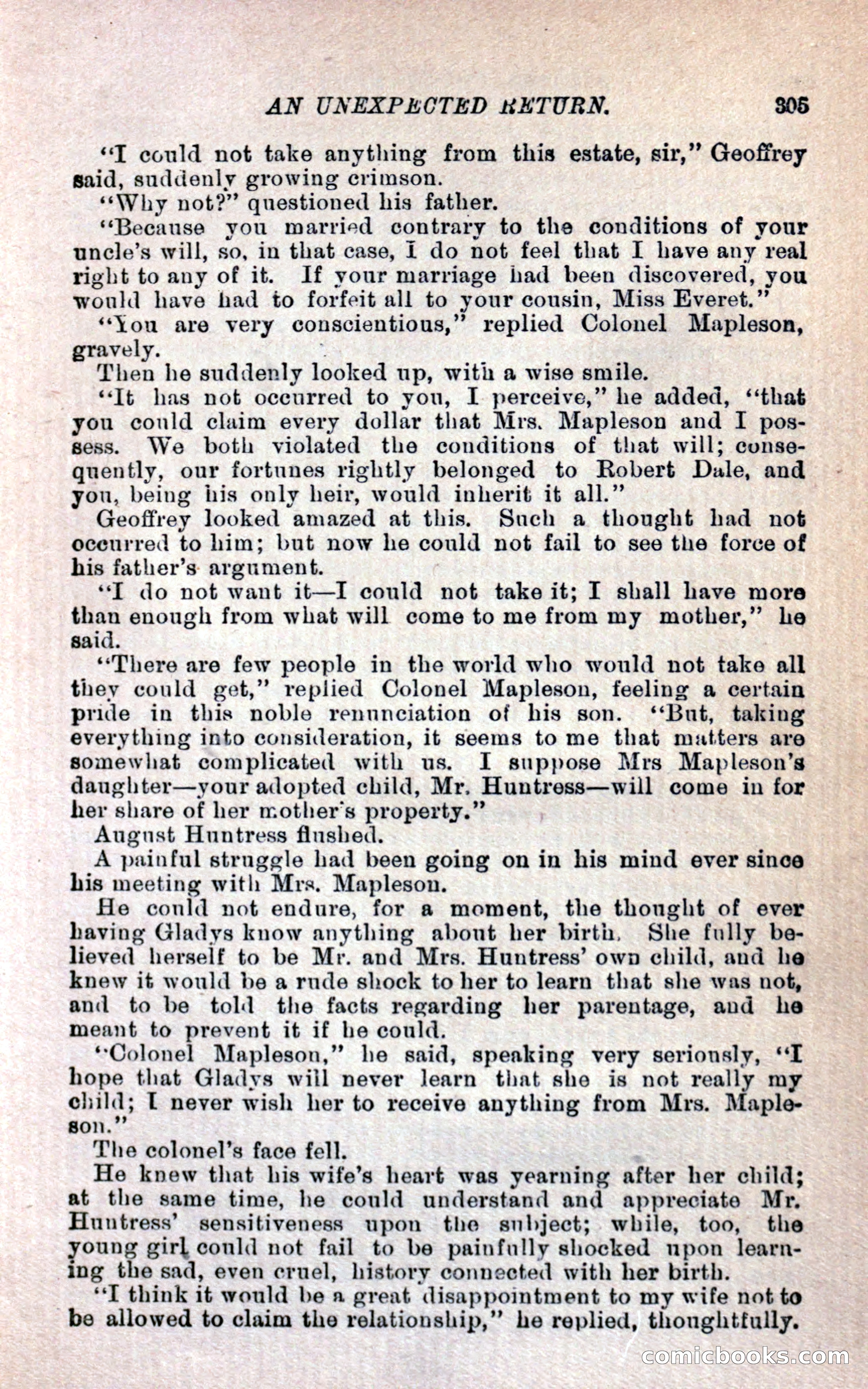 Geoffrey's Victory by Mrs Georgie Sheldon — page 309 of 324