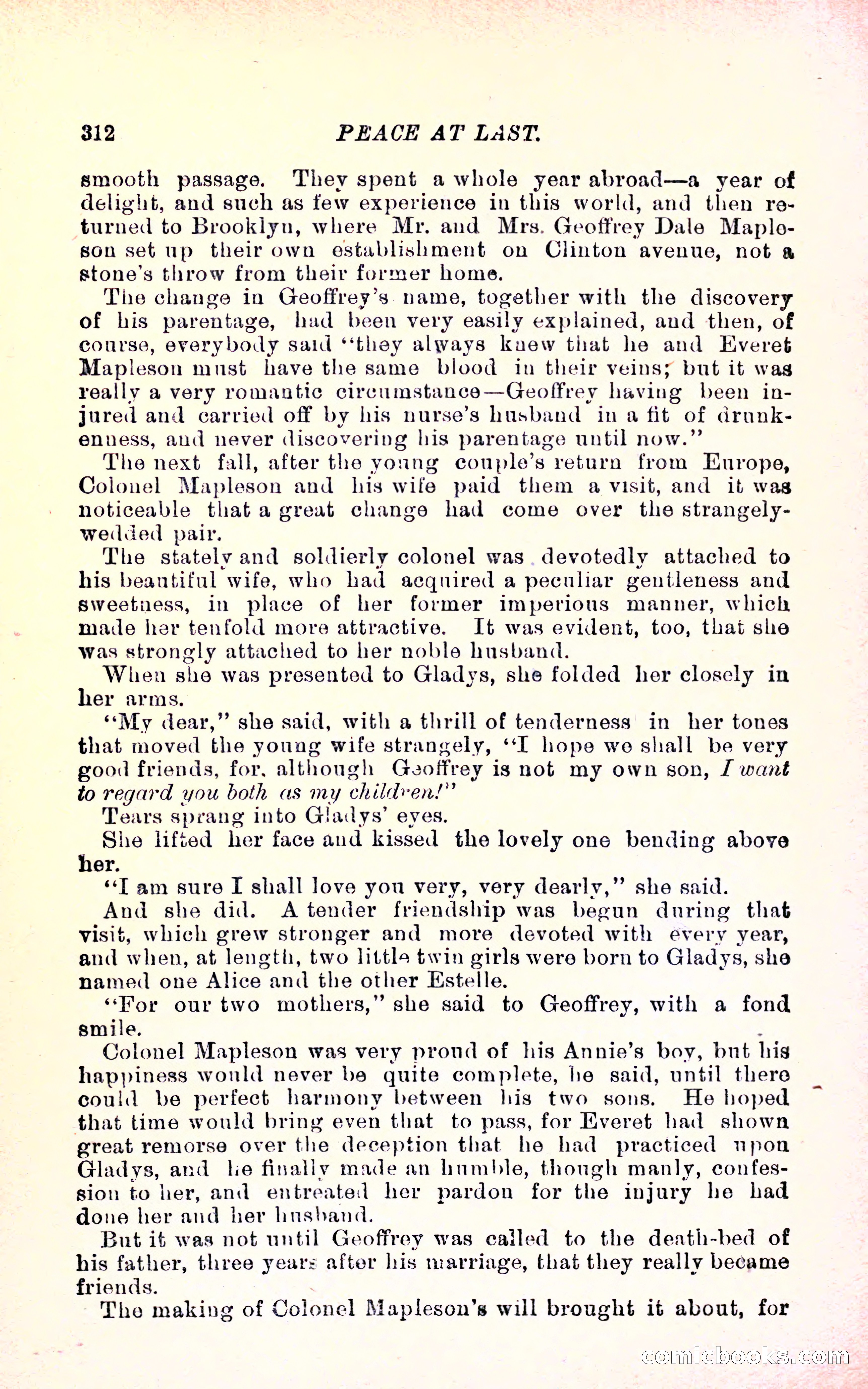 Geoffrey's Victory by Mrs Georgie Sheldon — page 316 of 324