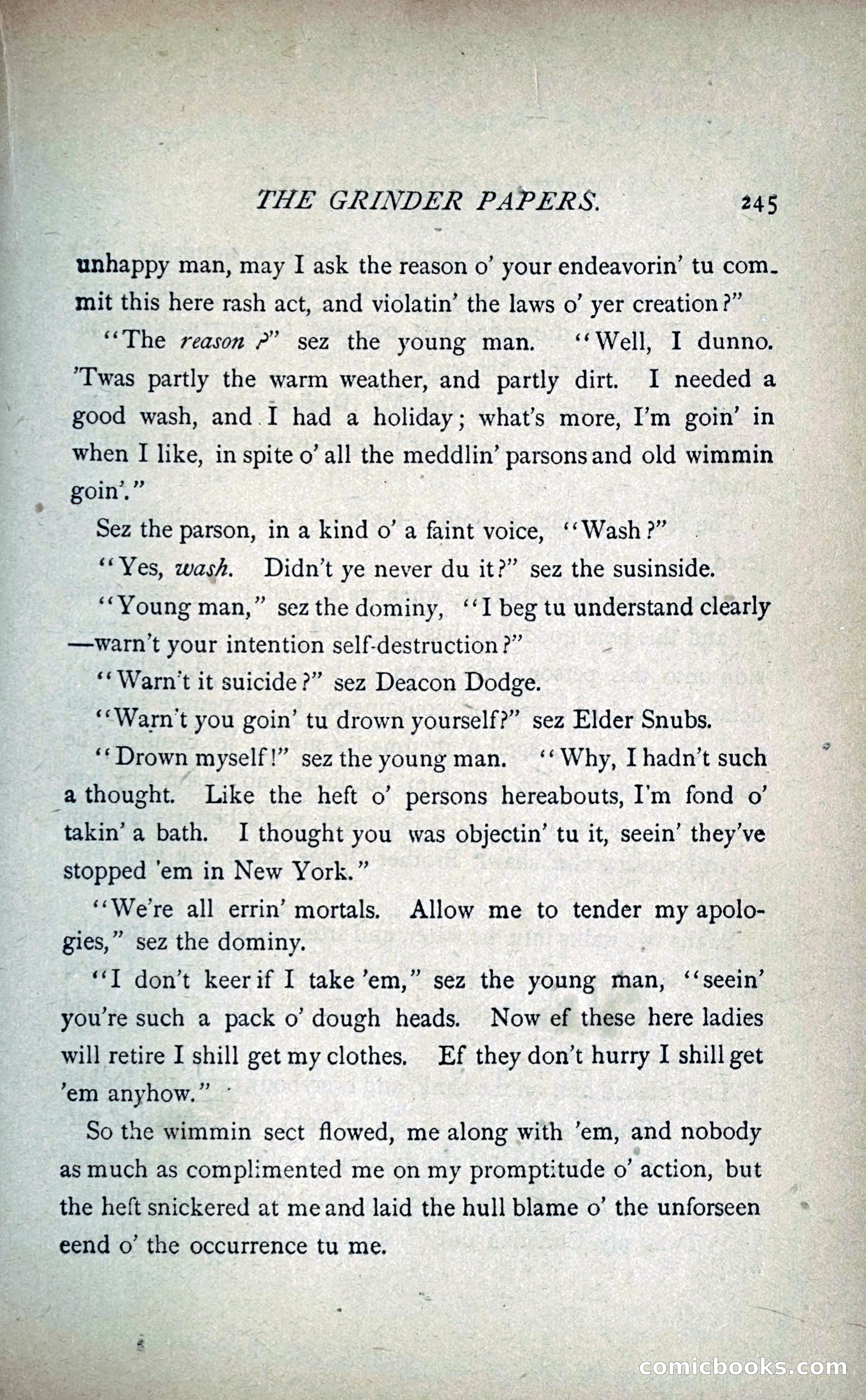 The Grinder Papers — page 250 of 357