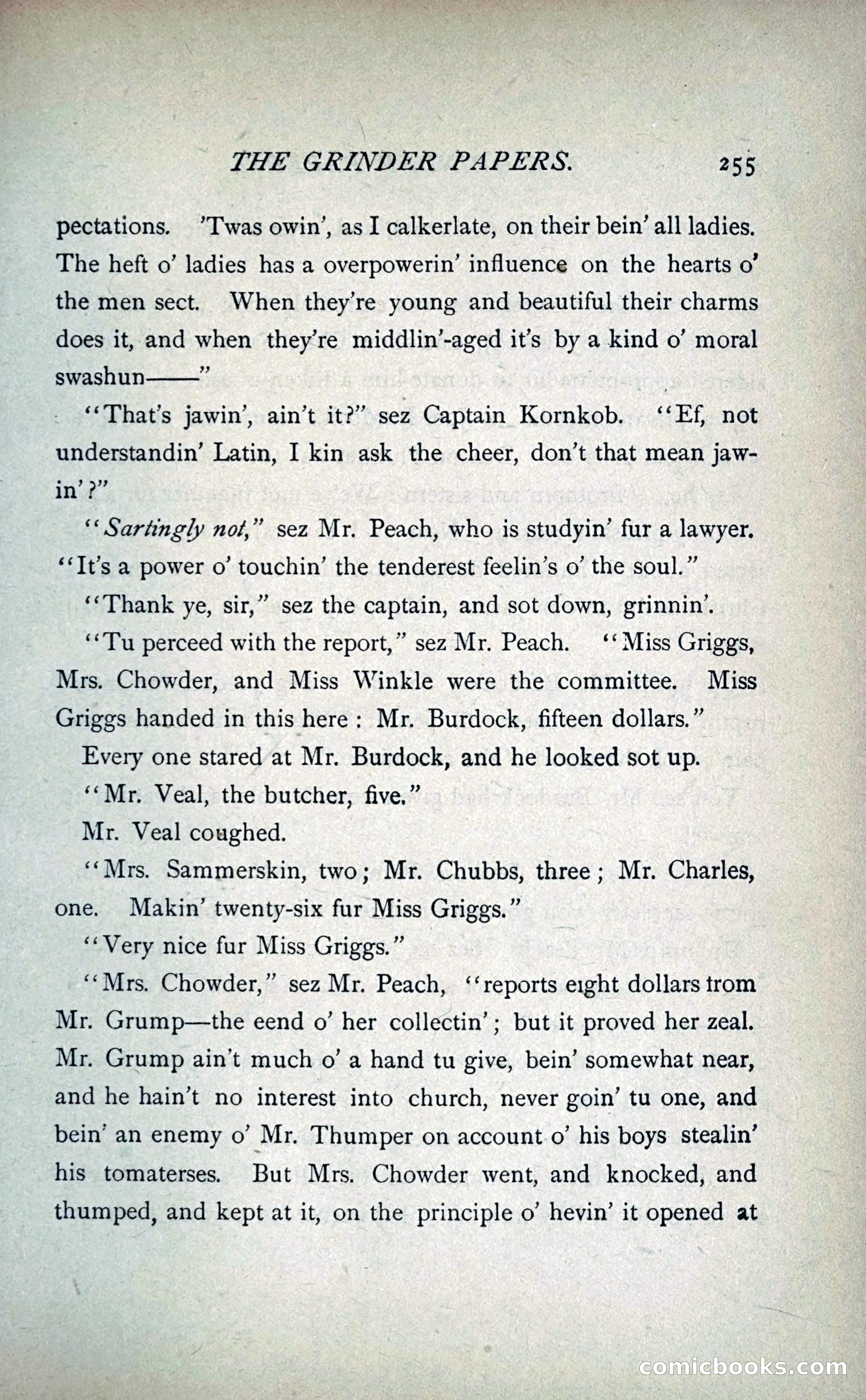 The Grinder Papers — page 260 of 357