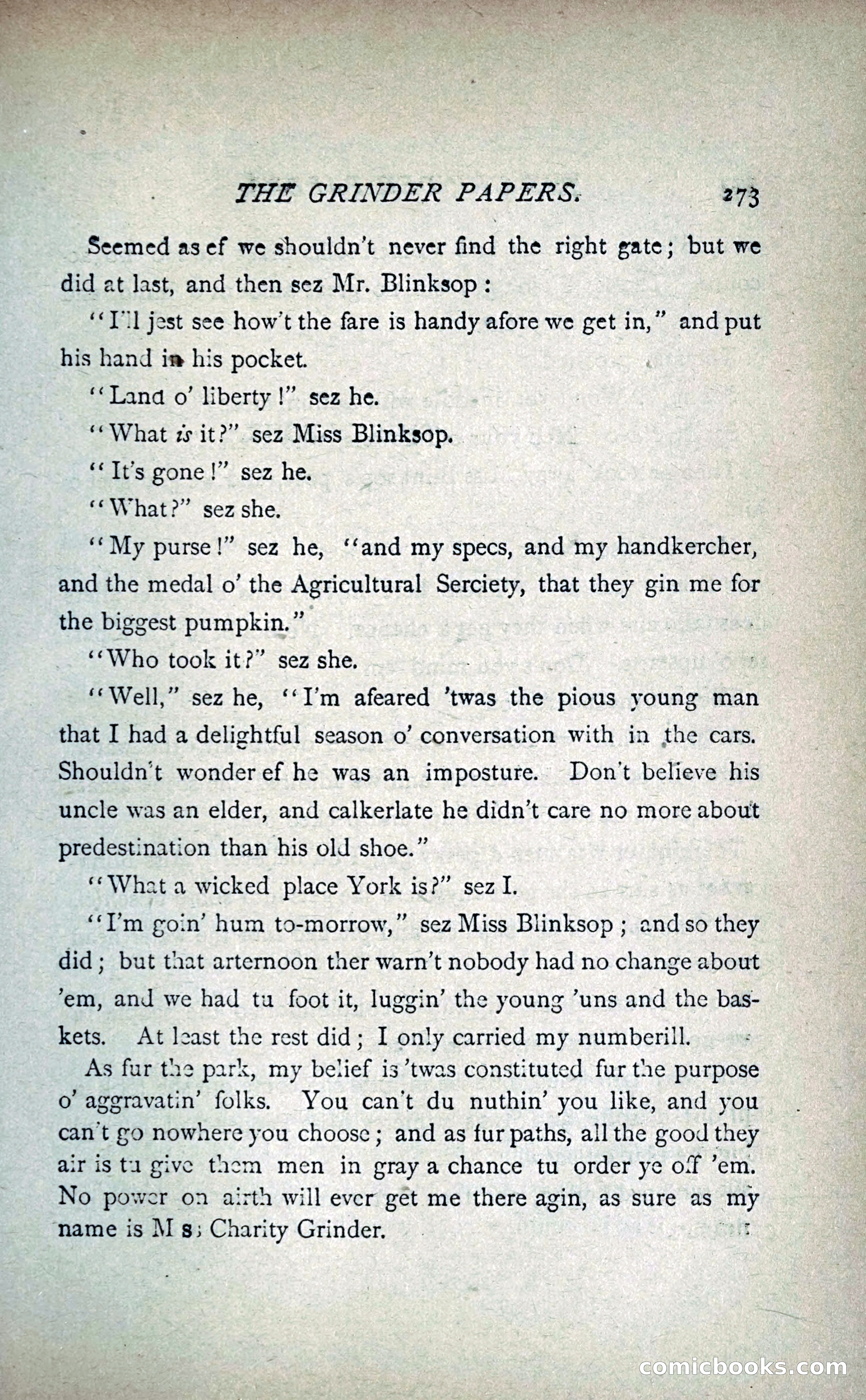 The Grinder Papers — page 278 of 357