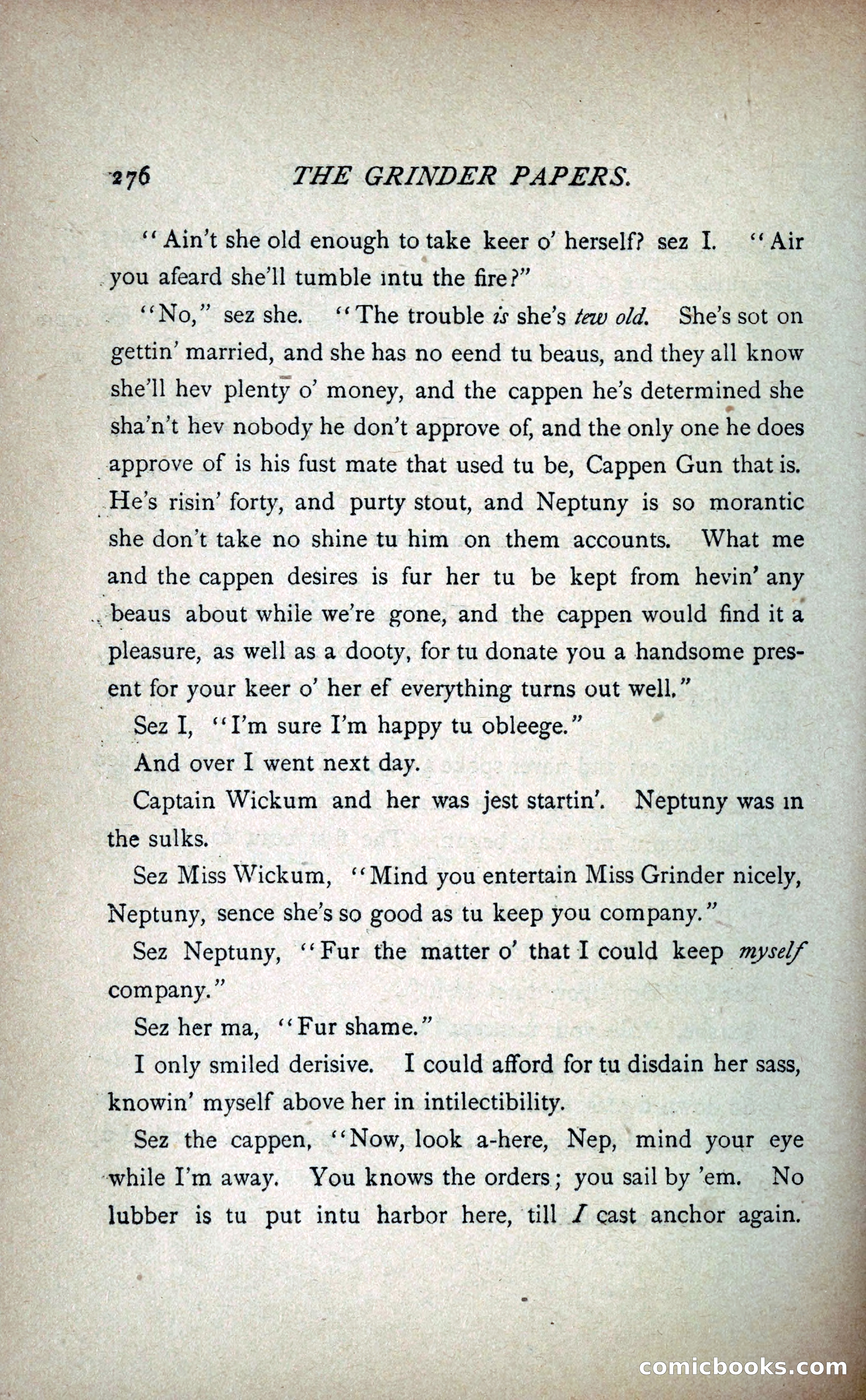 The Grinder Papers — page 281 of 357