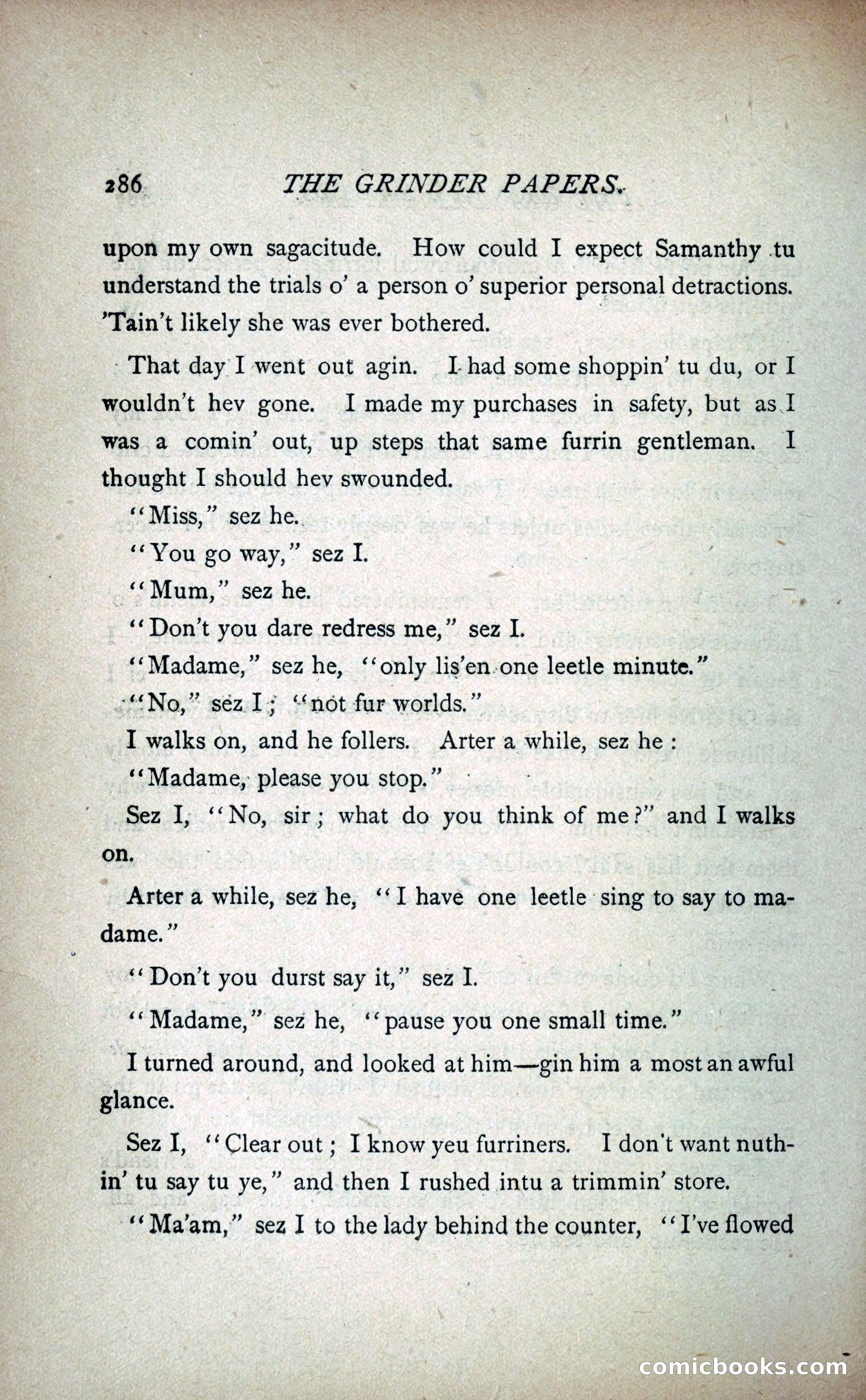 The Grinder Papers — page 291 of 357