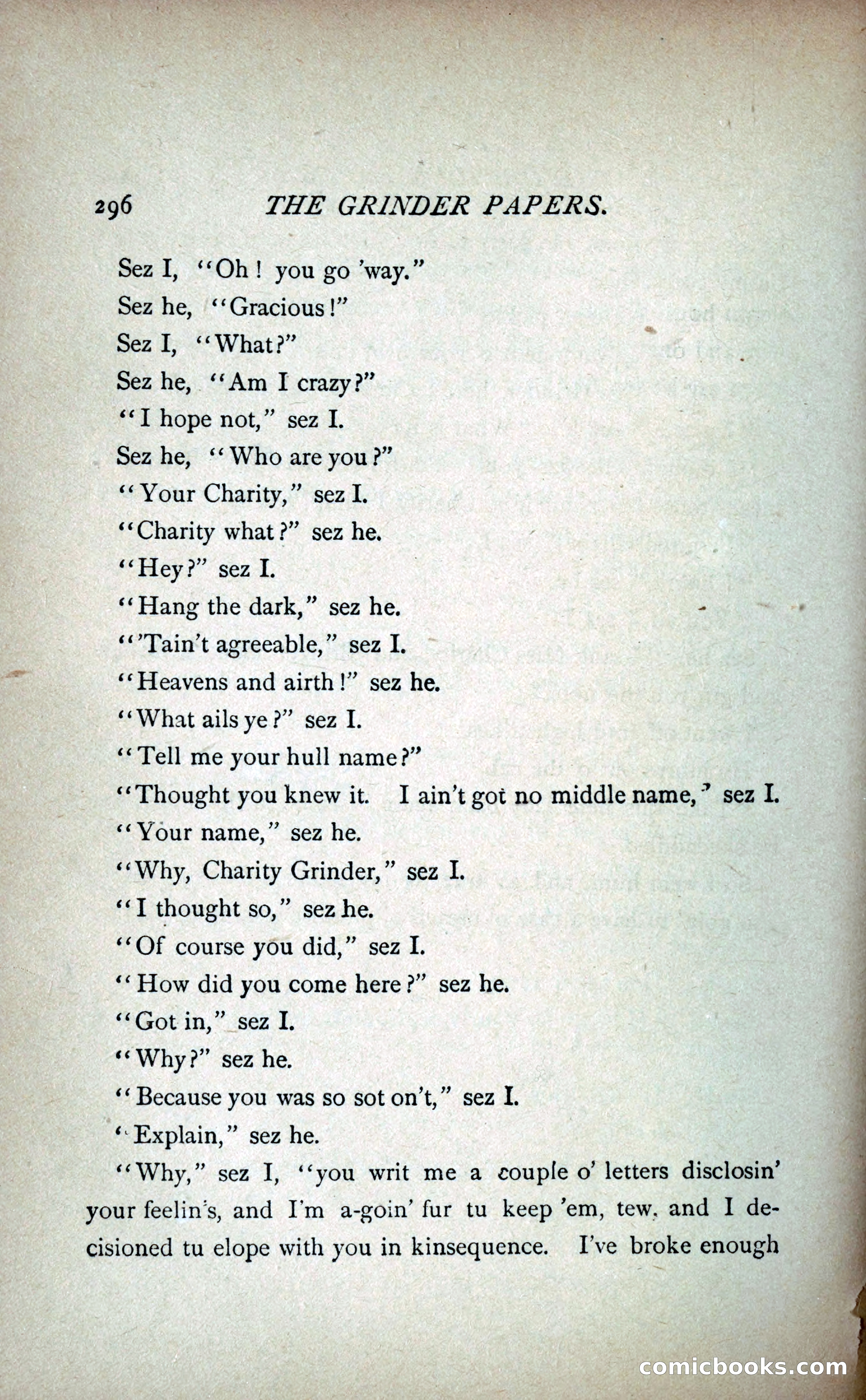 The Grinder Papers — page 301 of 357