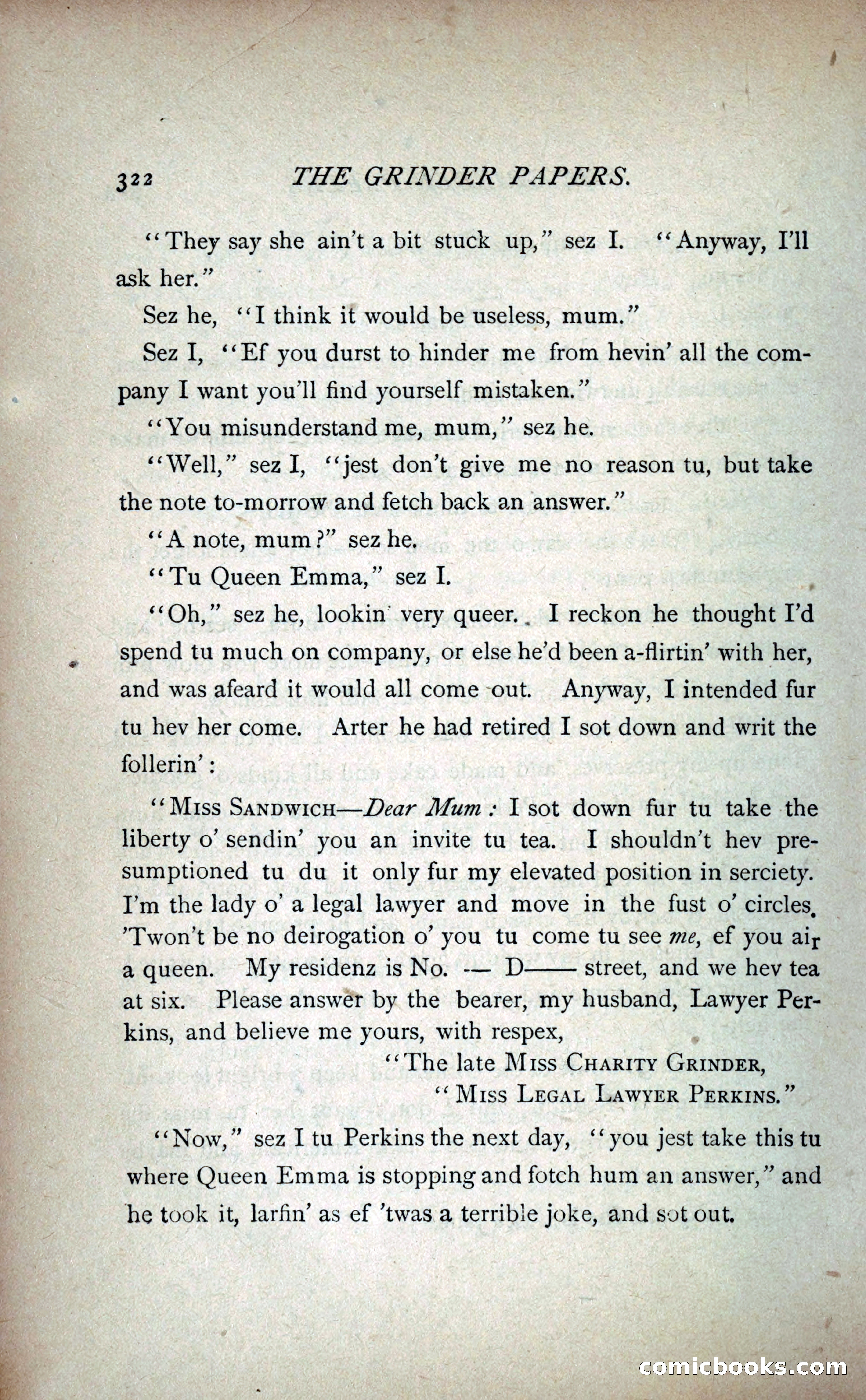 The Grinder Papers — page 327 of 357