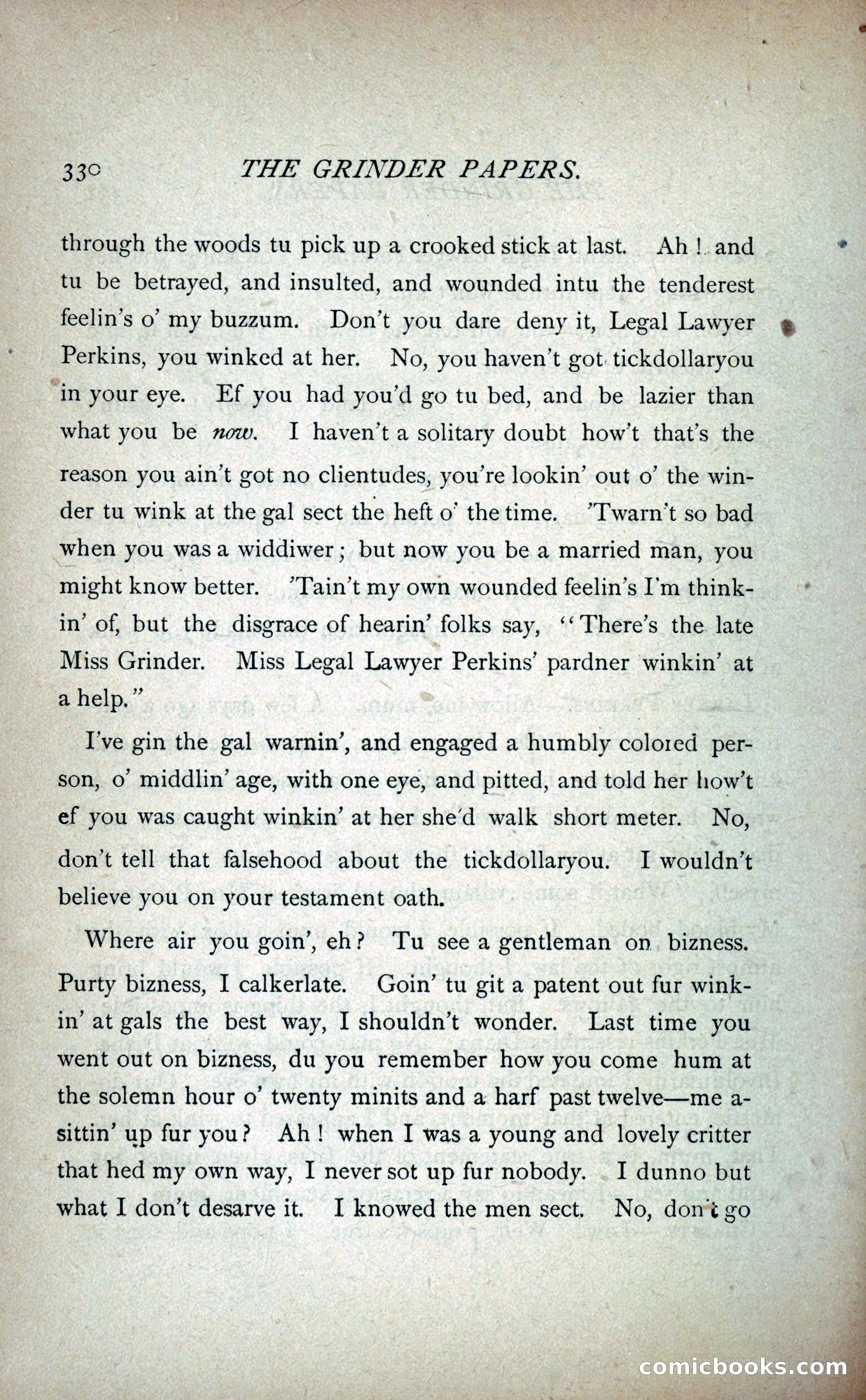 The Grinder Papers — page 335 of 357