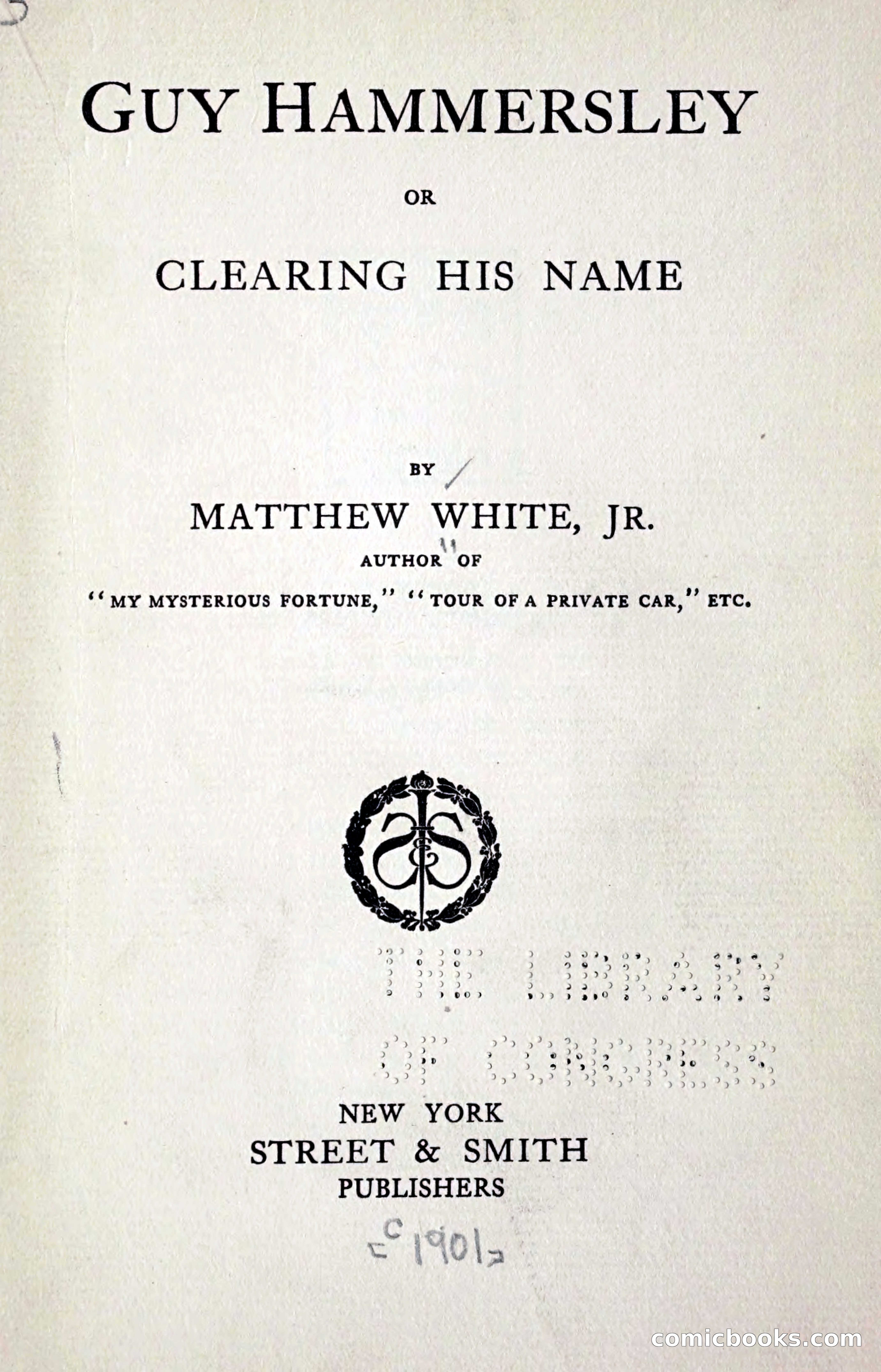 Guy Hammersley; or, Clearing his Name — page 12 of 263
