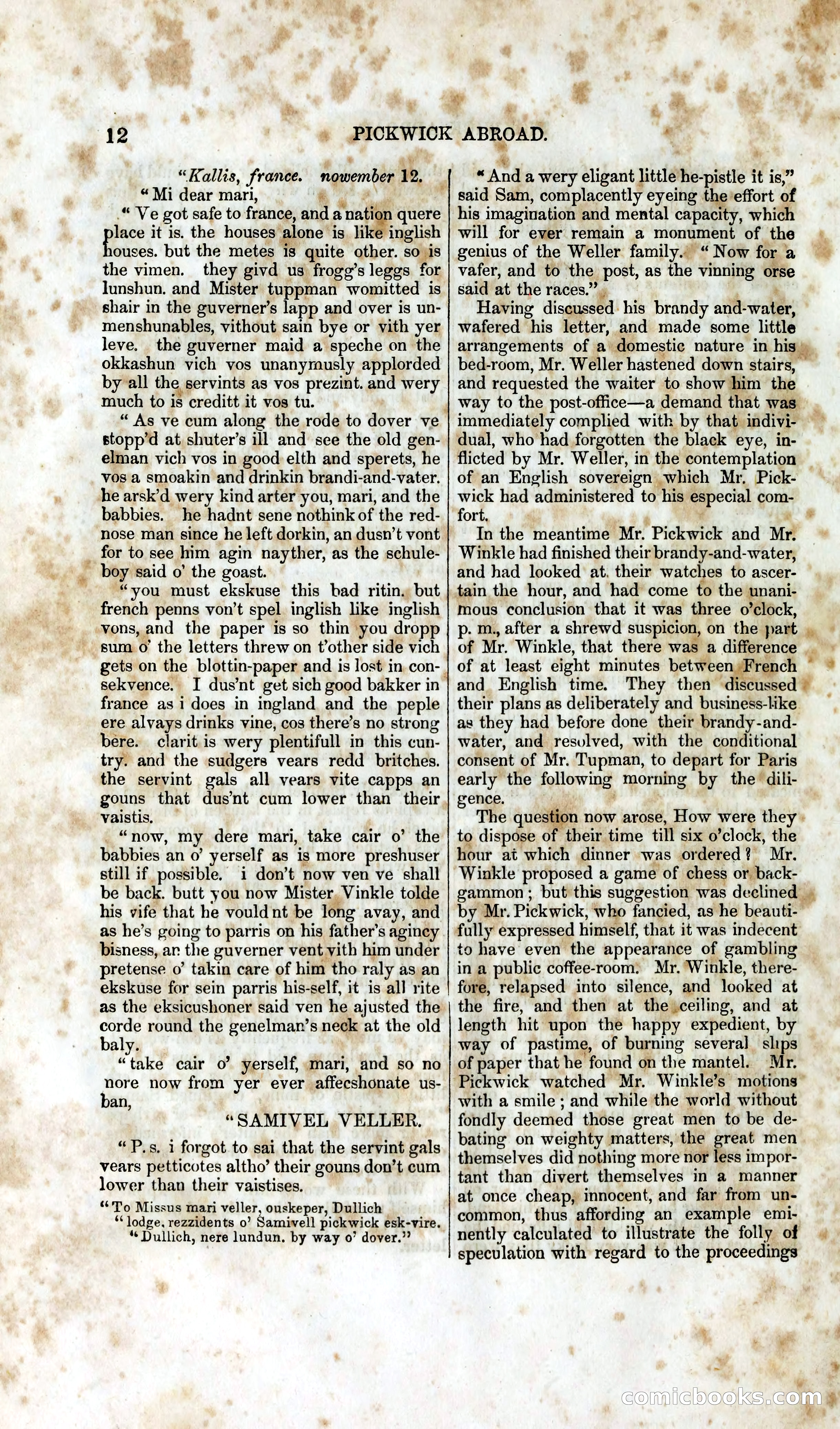 Pickwick Abroad: A Companion to the Pickwick Papers — page 18 of 400