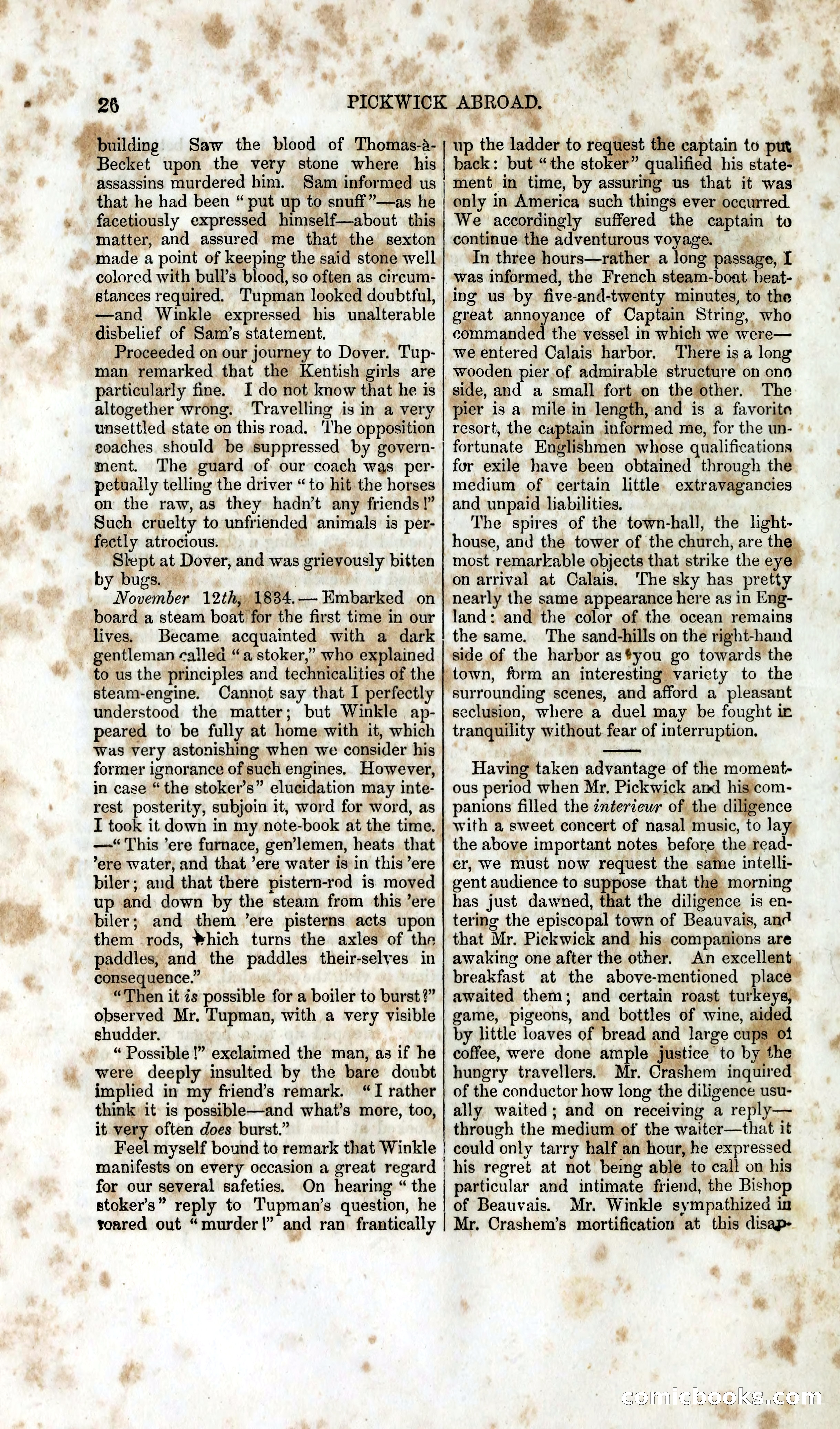 Pickwick Abroad: A Companion to the Pickwick Papers — page 34 of 400
