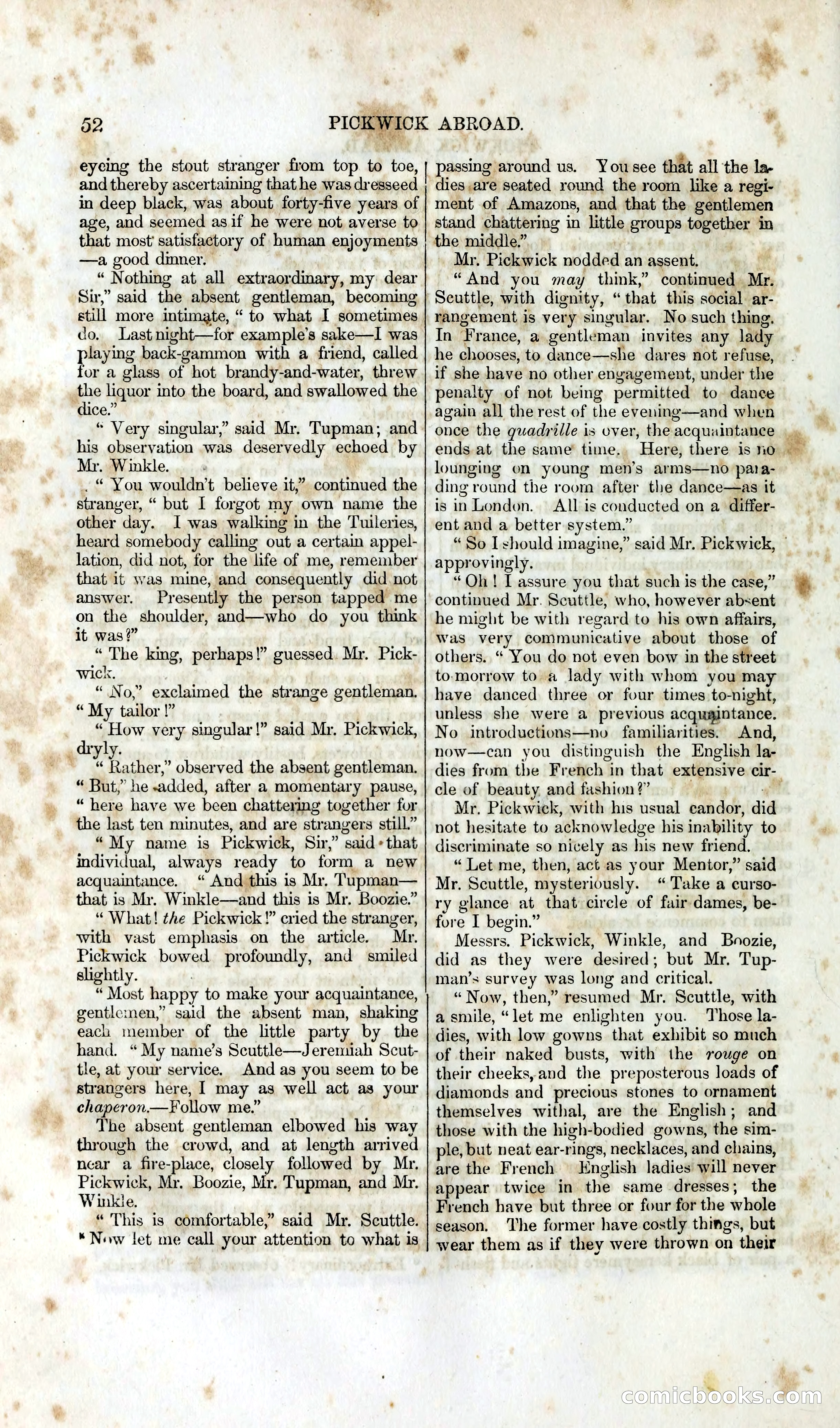 Pickwick Abroad: A Companion to the Pickwick Papers — page 62 of 400
