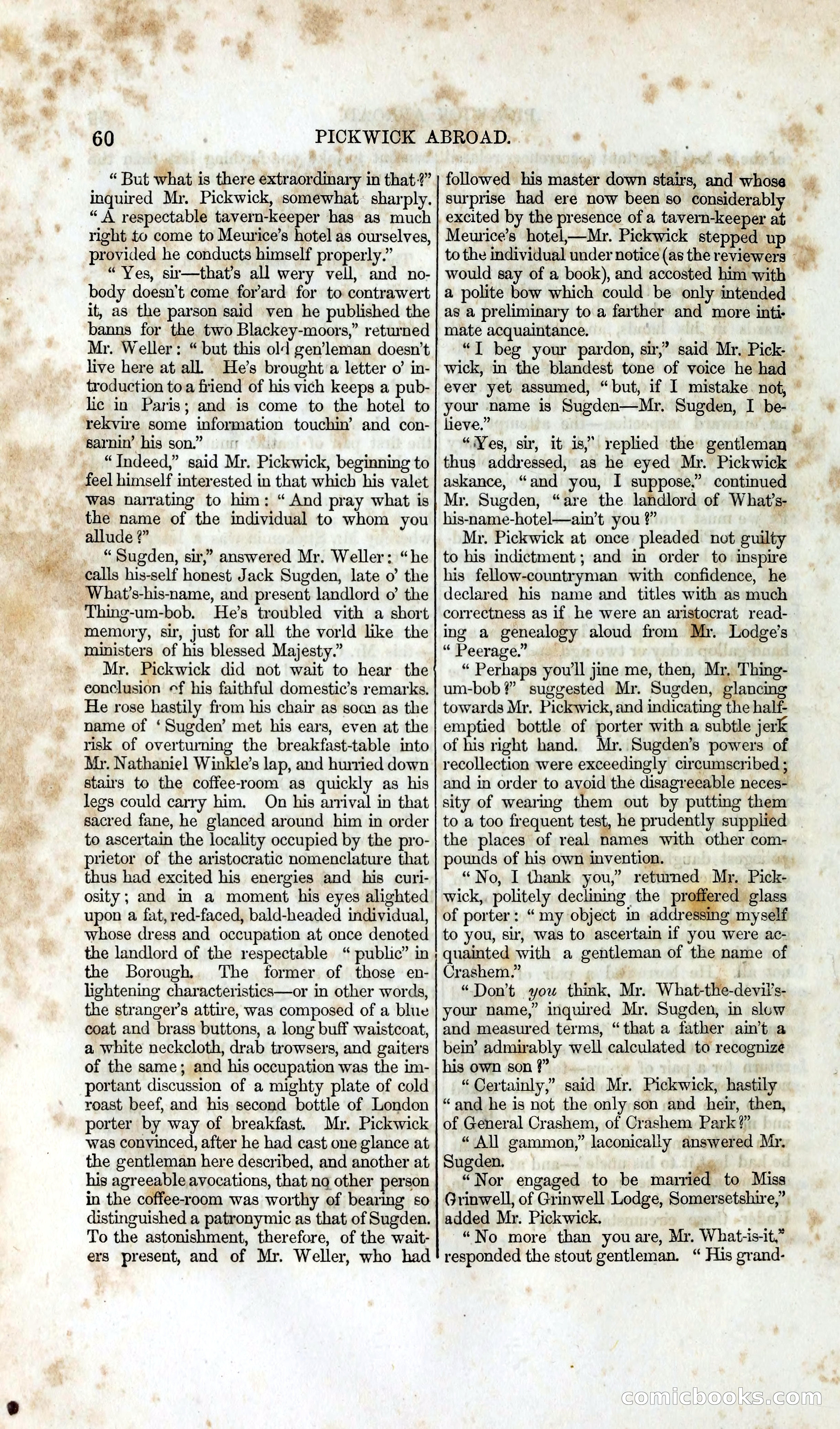 Pickwick Abroad: A Companion to the Pickwick Papers — page 70 of 400
