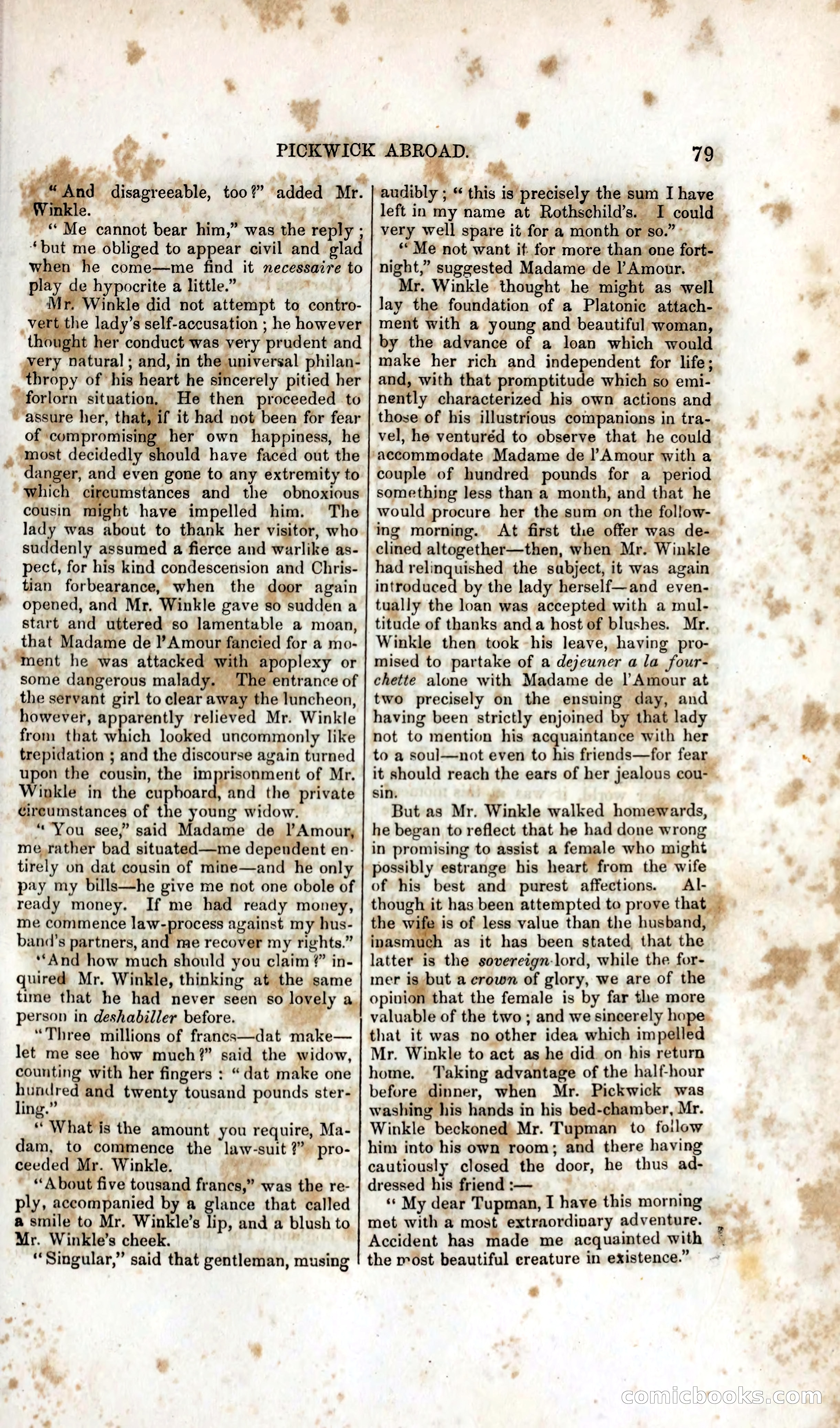 Pickwick Abroad: A Companion to the Pickwick Papers — page 91 of 400