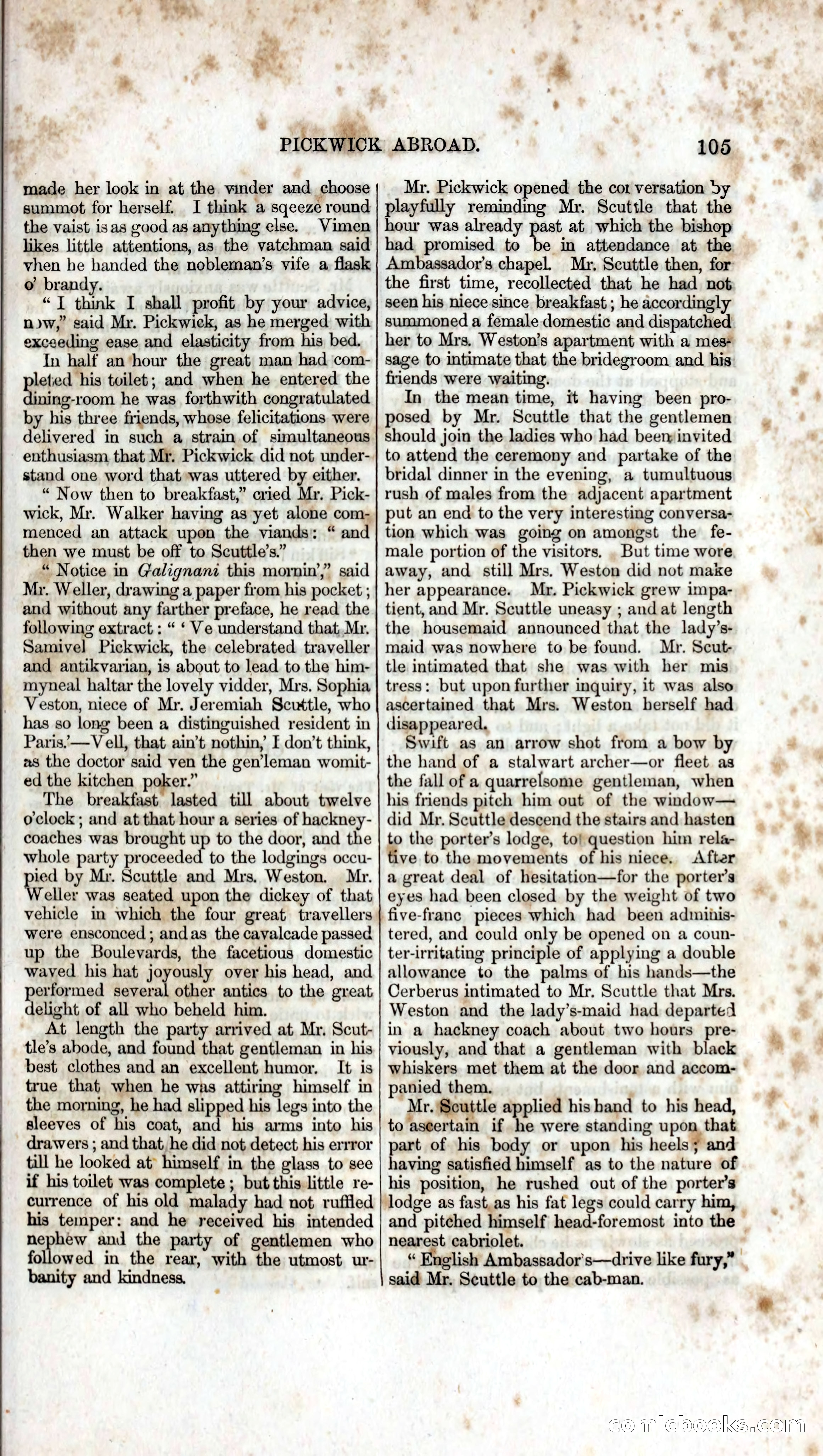 Pickwick Abroad: A Companion to the Pickwick Papers — page 117 of 400