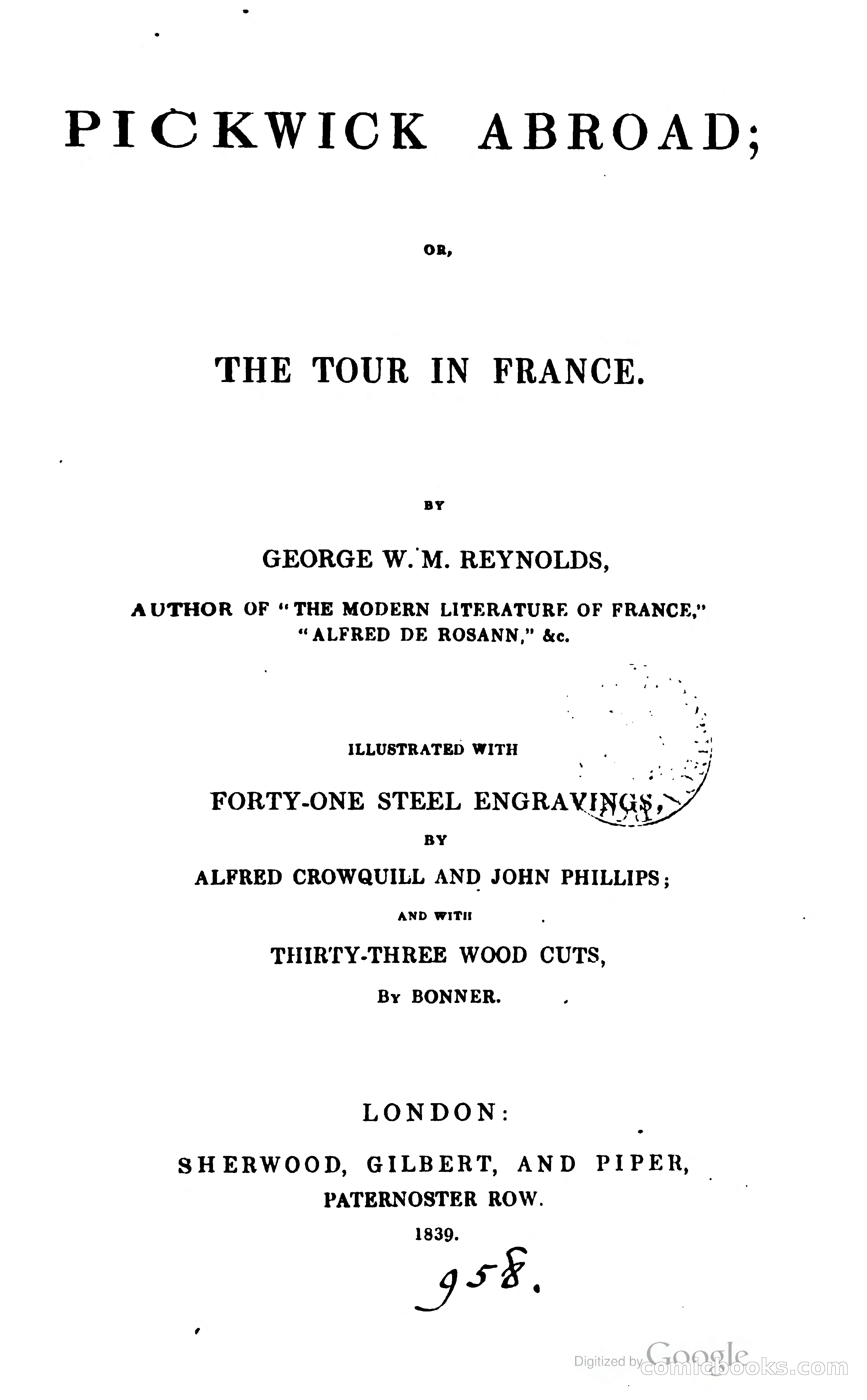 Pickwick Abroad: or, The Tour in France — page 10 of 399