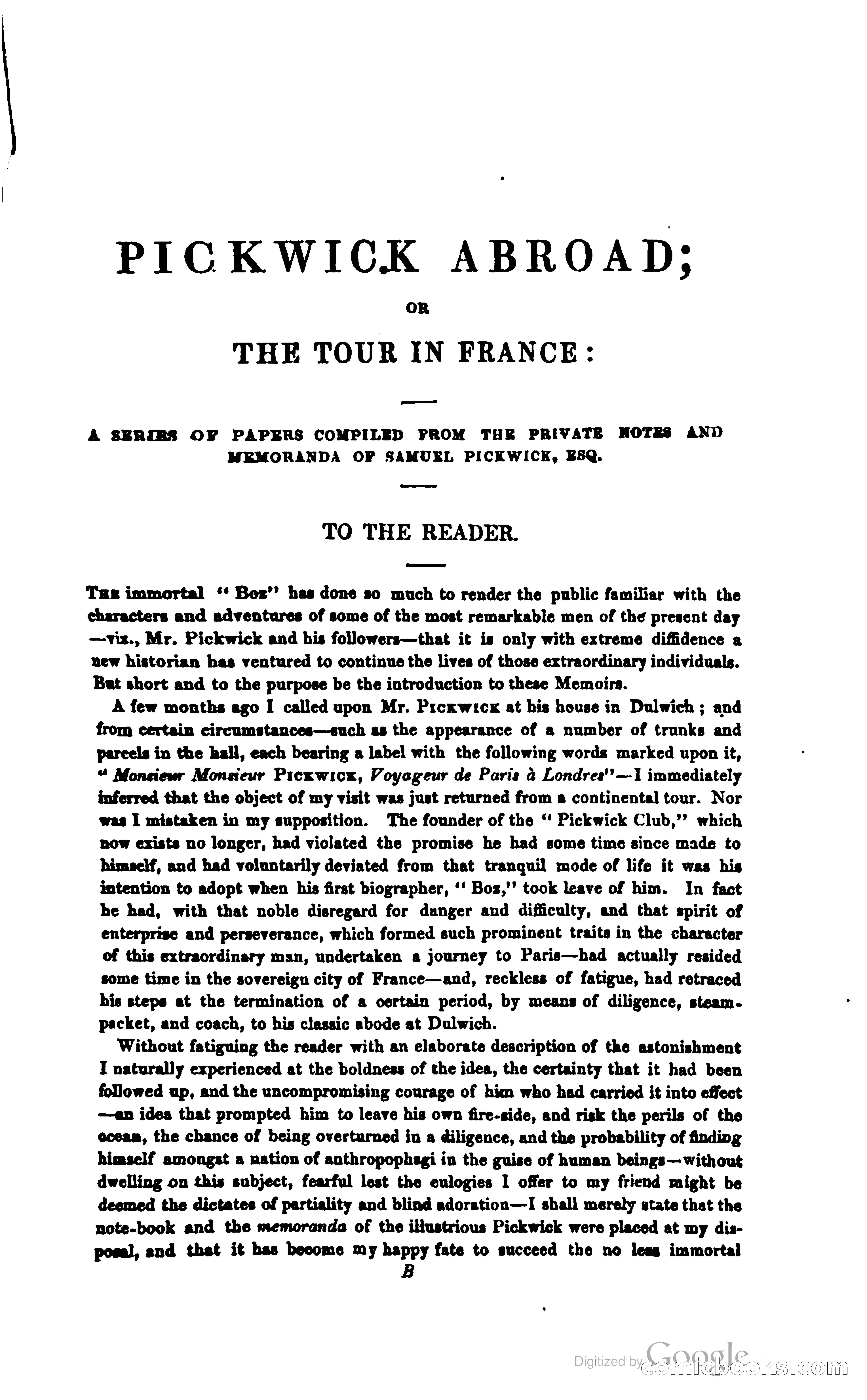 Pickwick Abroad: or, The Tour in France — page 26 of 399