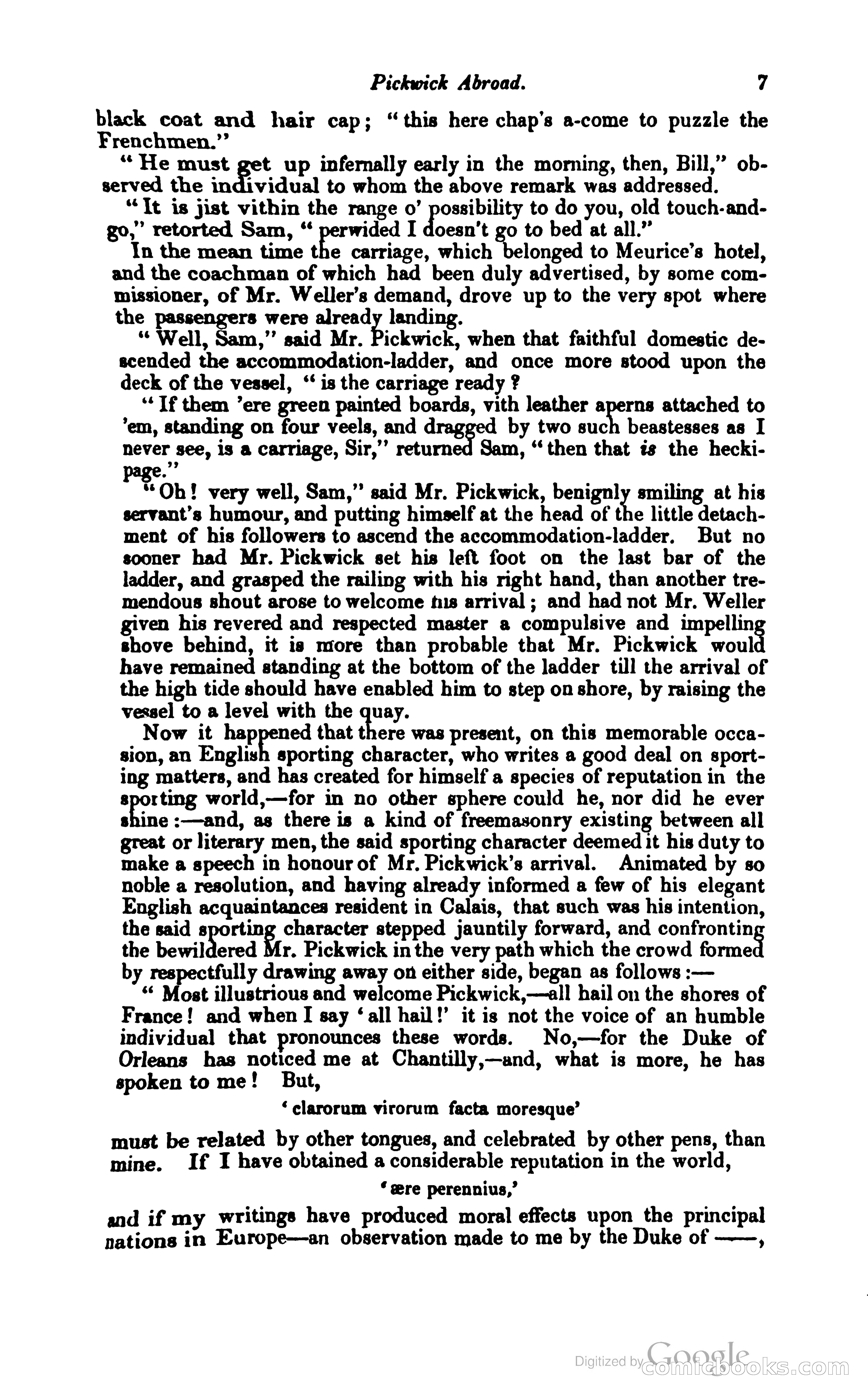 Pickwick Abroad: or, The Tour in France — page 32 of 399
