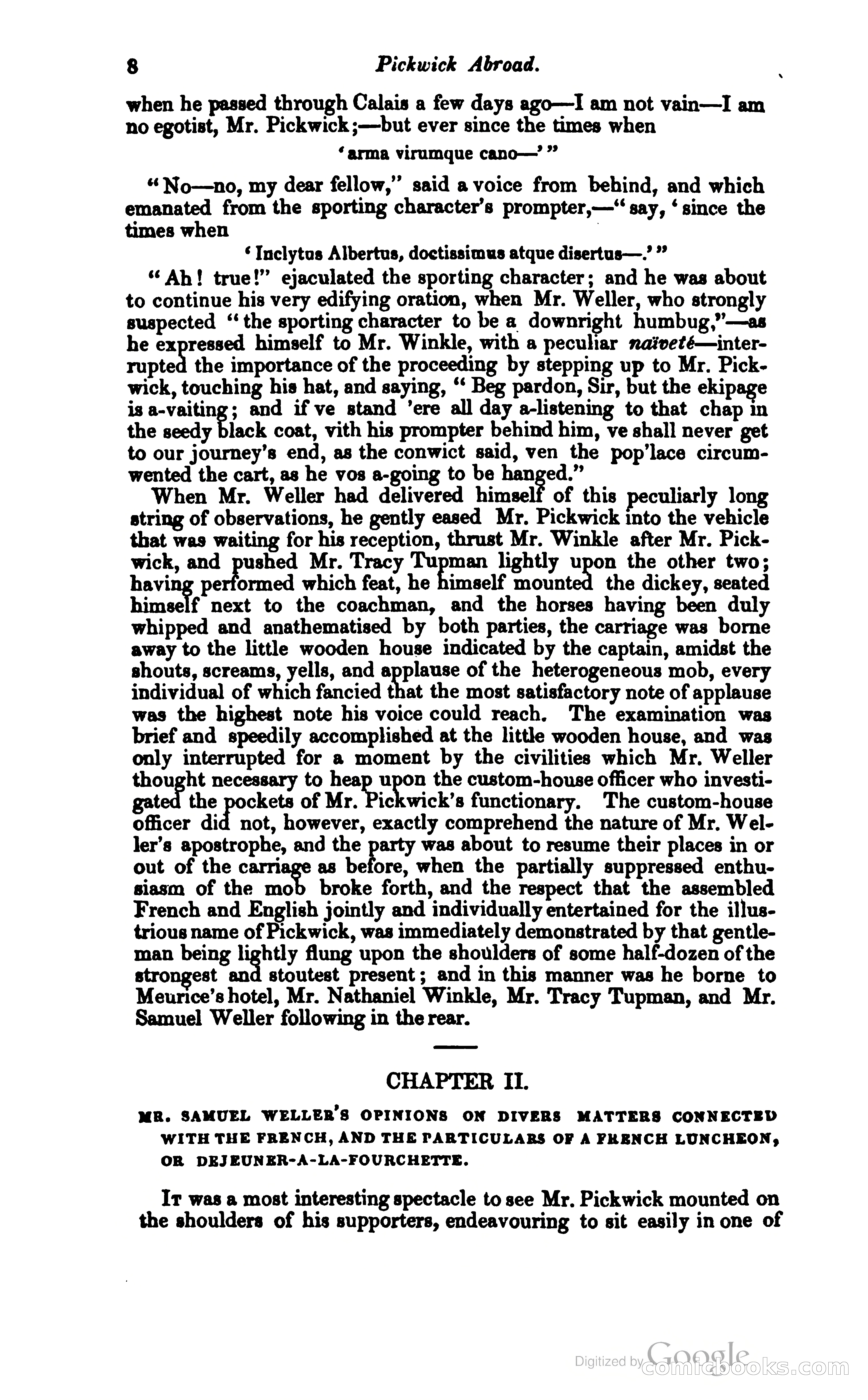 Pickwick Abroad: or, The Tour in France — page 33 of 399