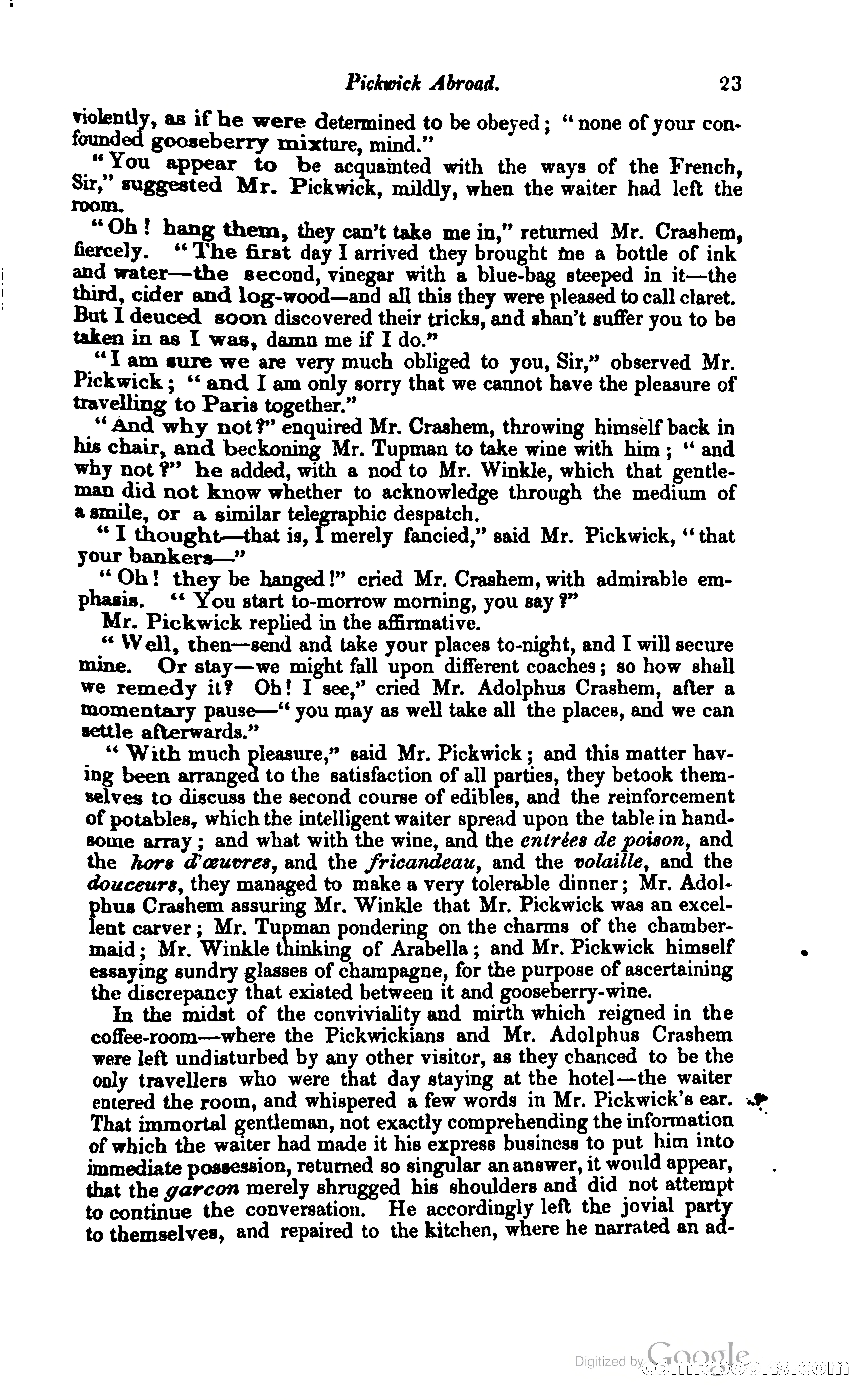 Pickwick Abroad: or, The Tour in France — page 52 of 399