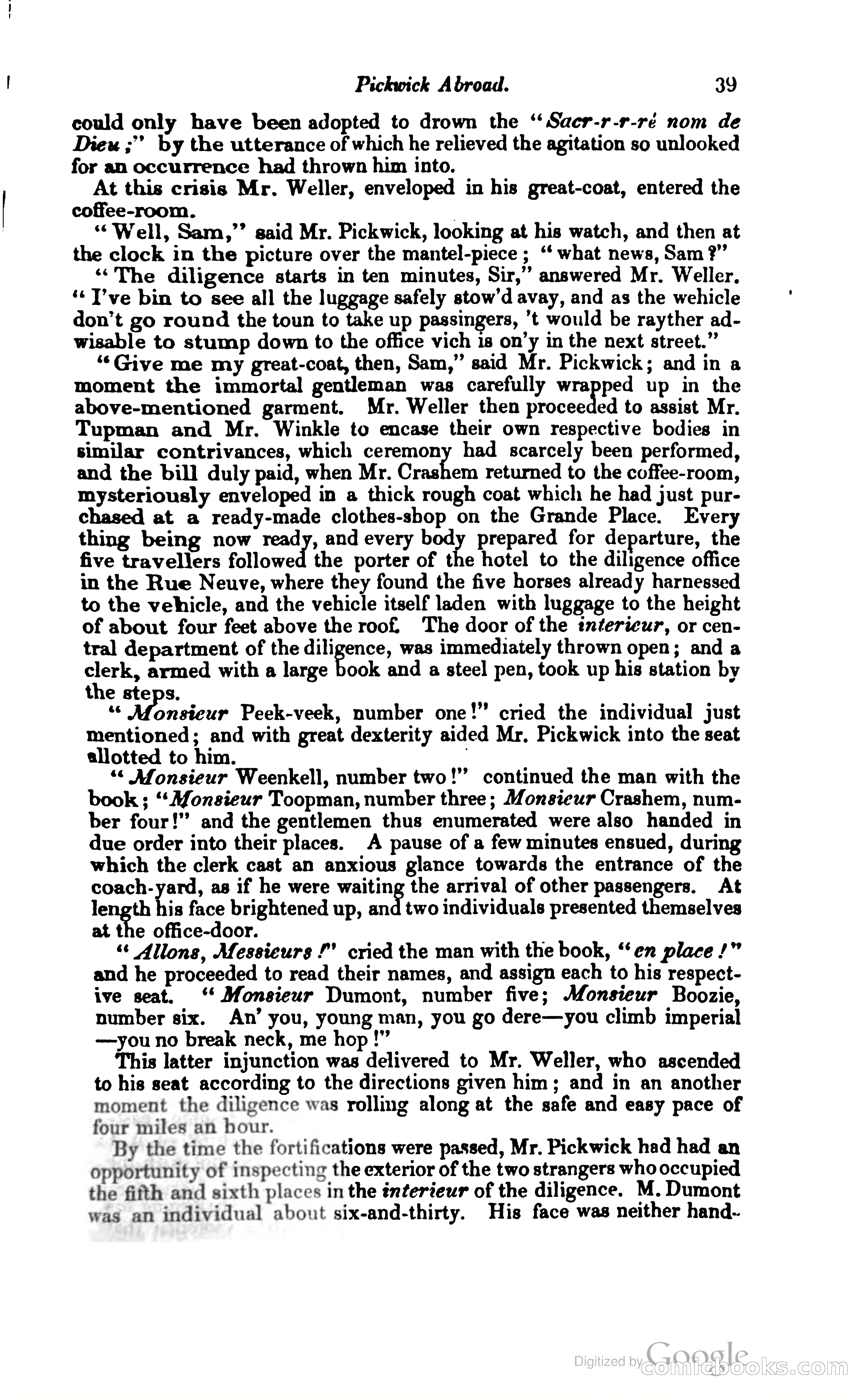 Pickwick Abroad: or, The Tour in France — page 70 of 399