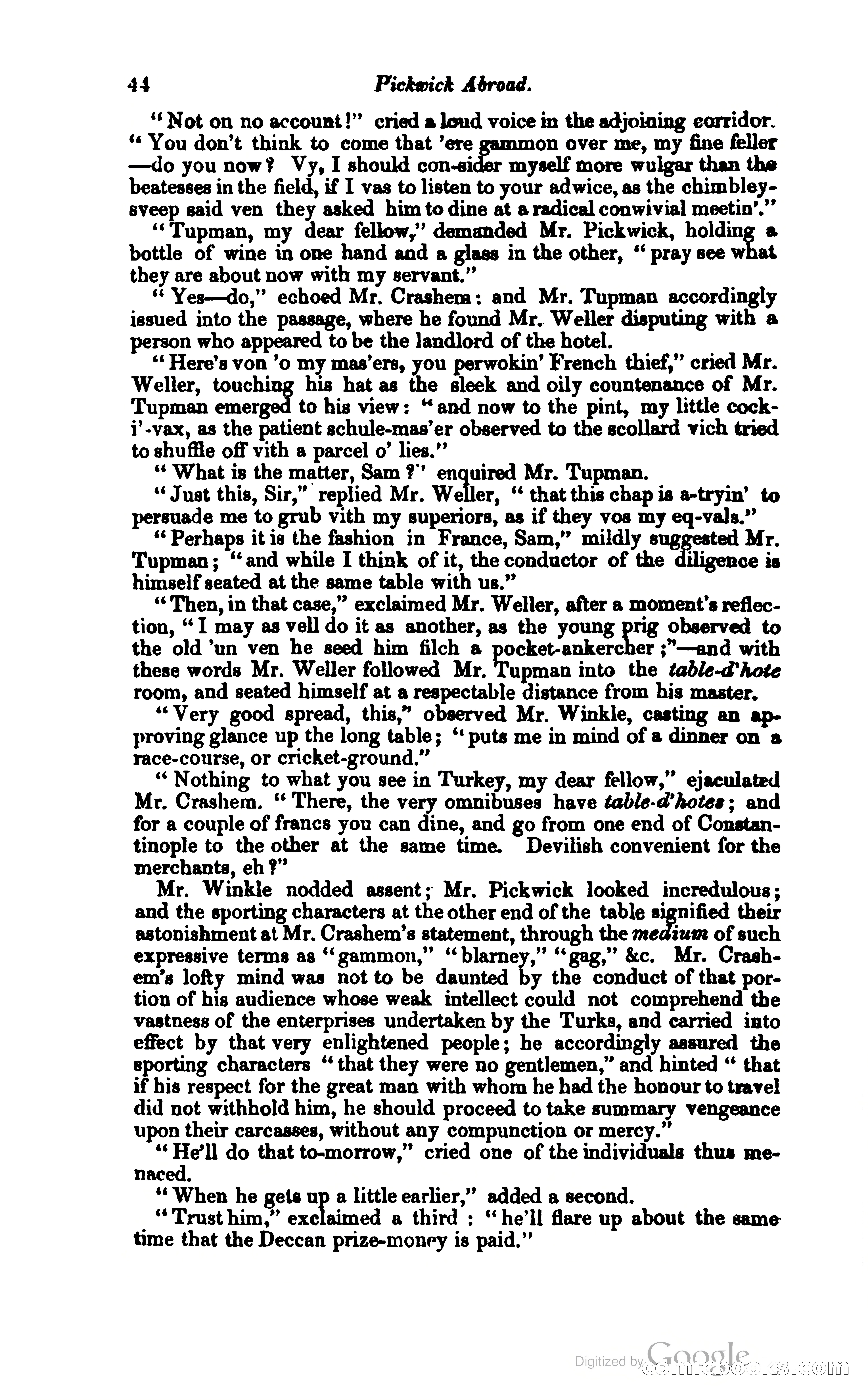 Pickwick Abroad: or, The Tour in France — page 75 of 399