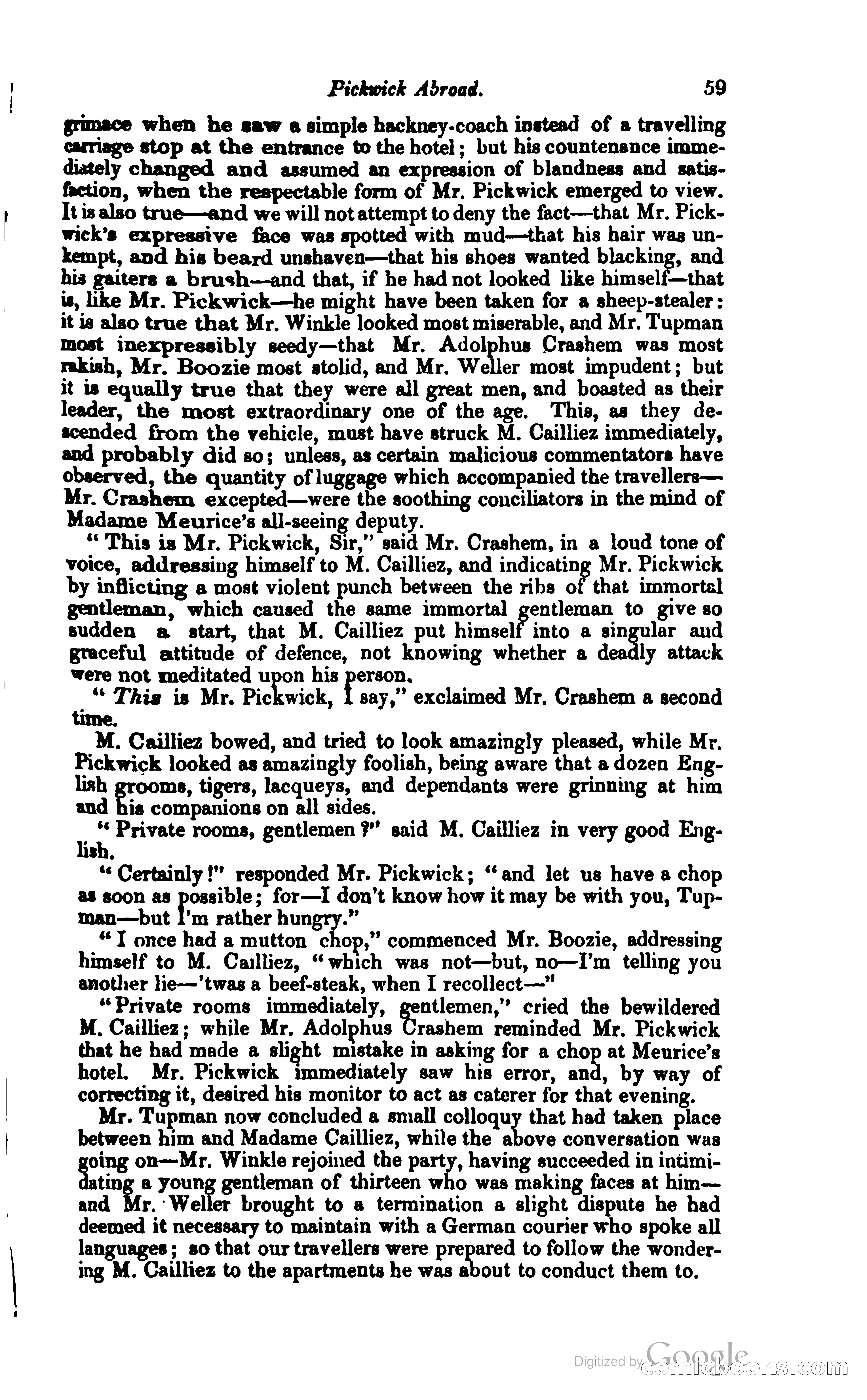 Pickwick Abroad: or, The Tour in France — page 92 of 399