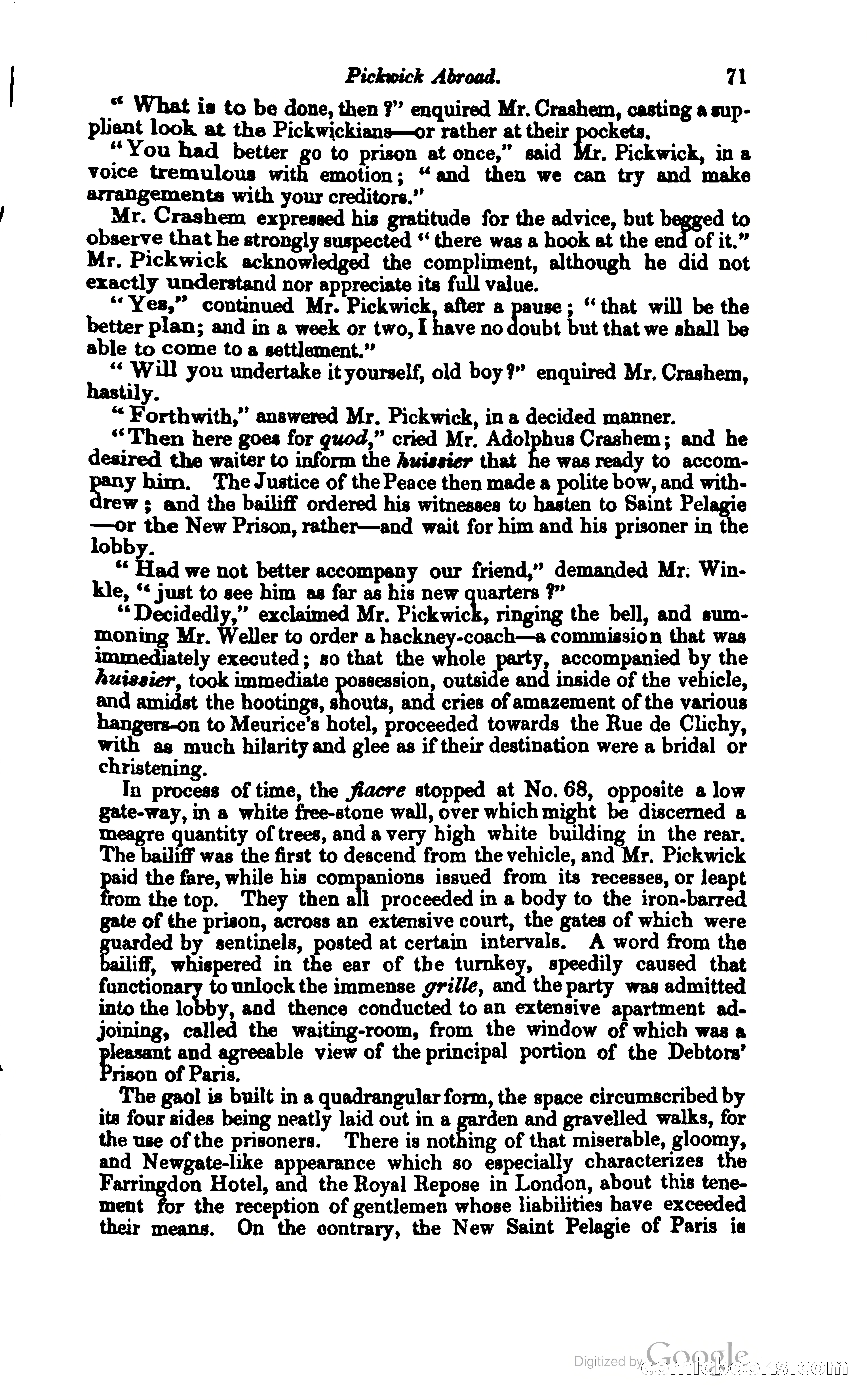 Pickwick Abroad: or, The Tour in France — page 104 of 399