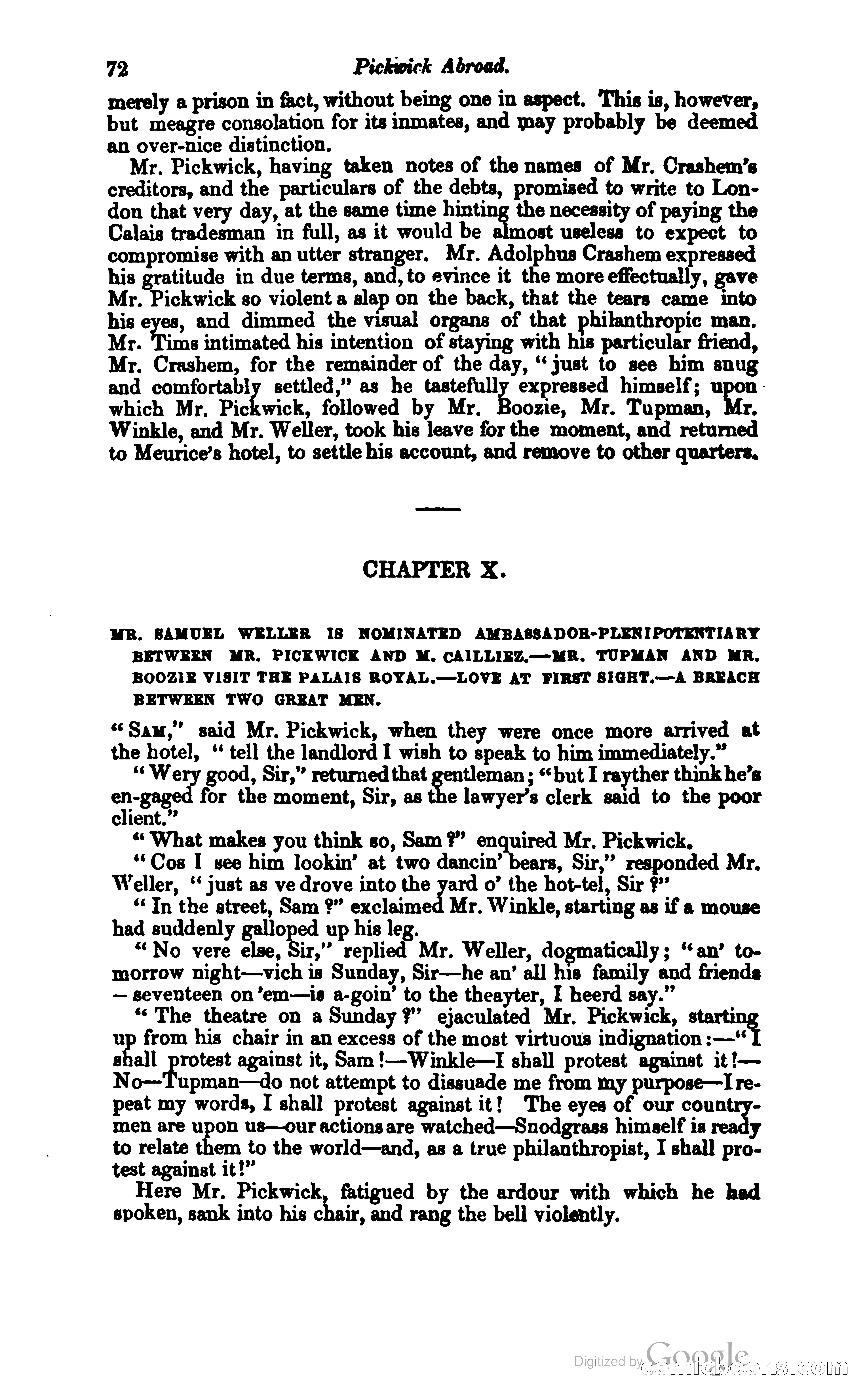 Pickwick Abroad: or, The Tour in France — page 105 of 399