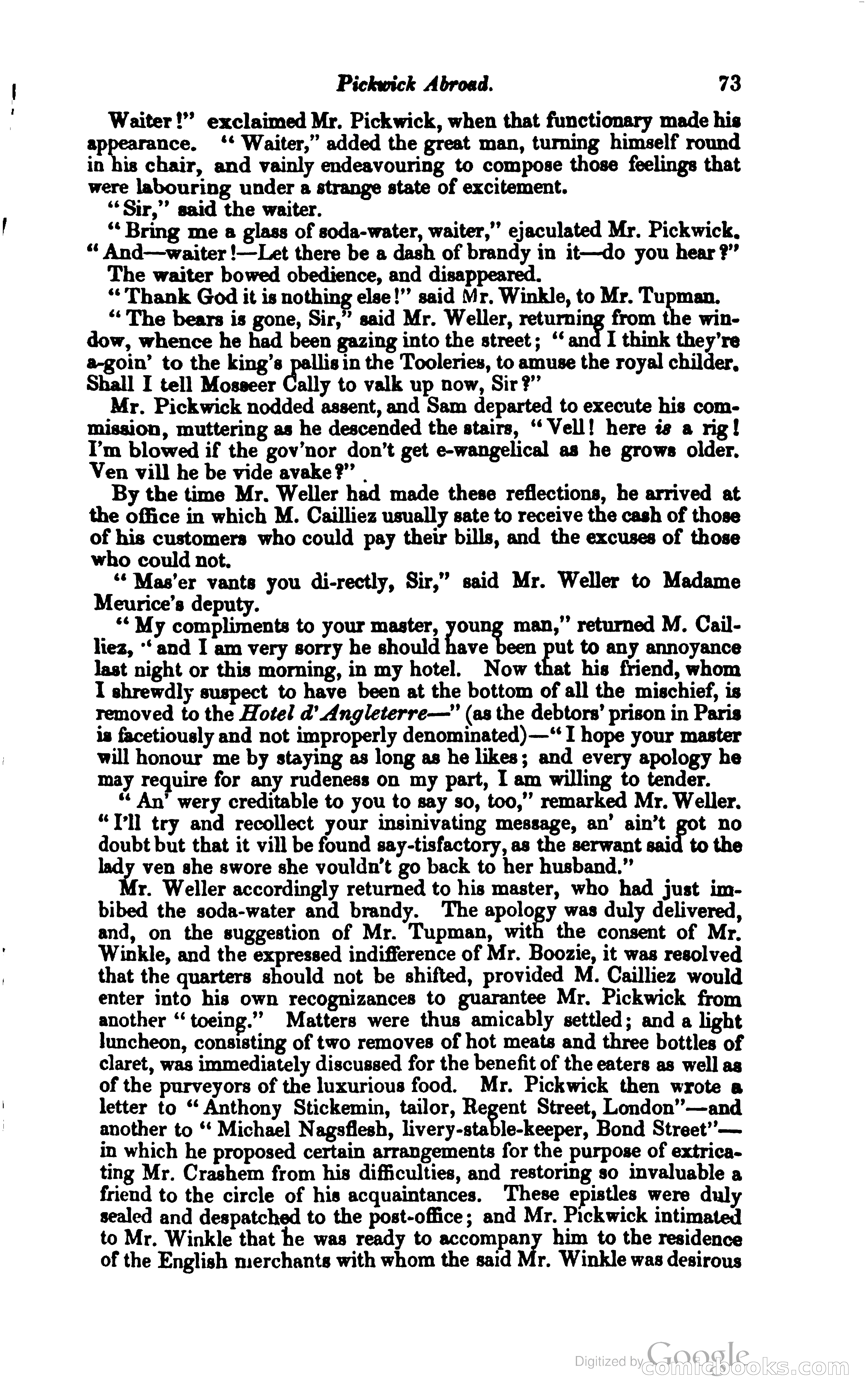 Pickwick Abroad: or, The Tour in France — page 106 of 399