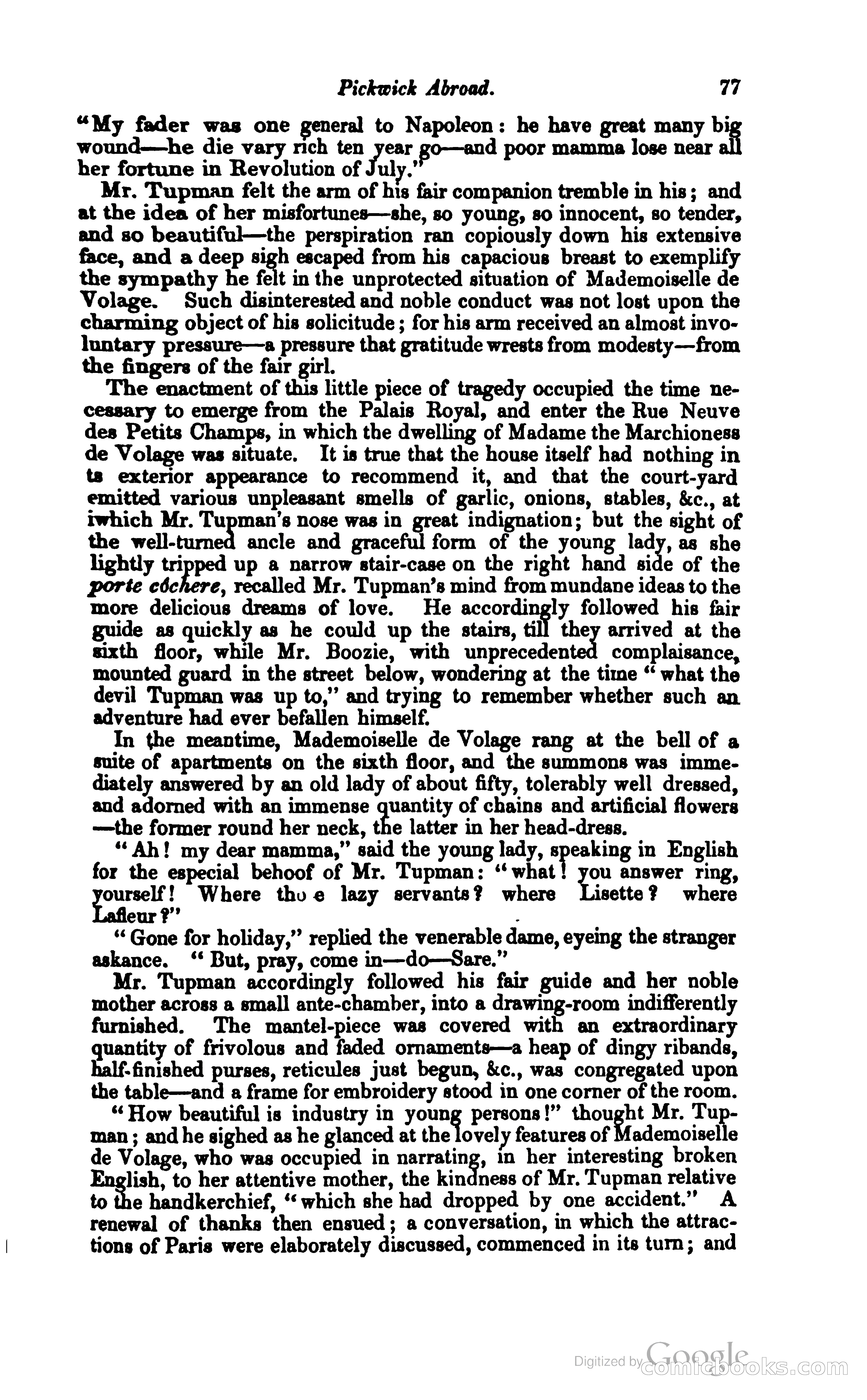 Pickwick Abroad: or, The Tour in France — page 110 of 399