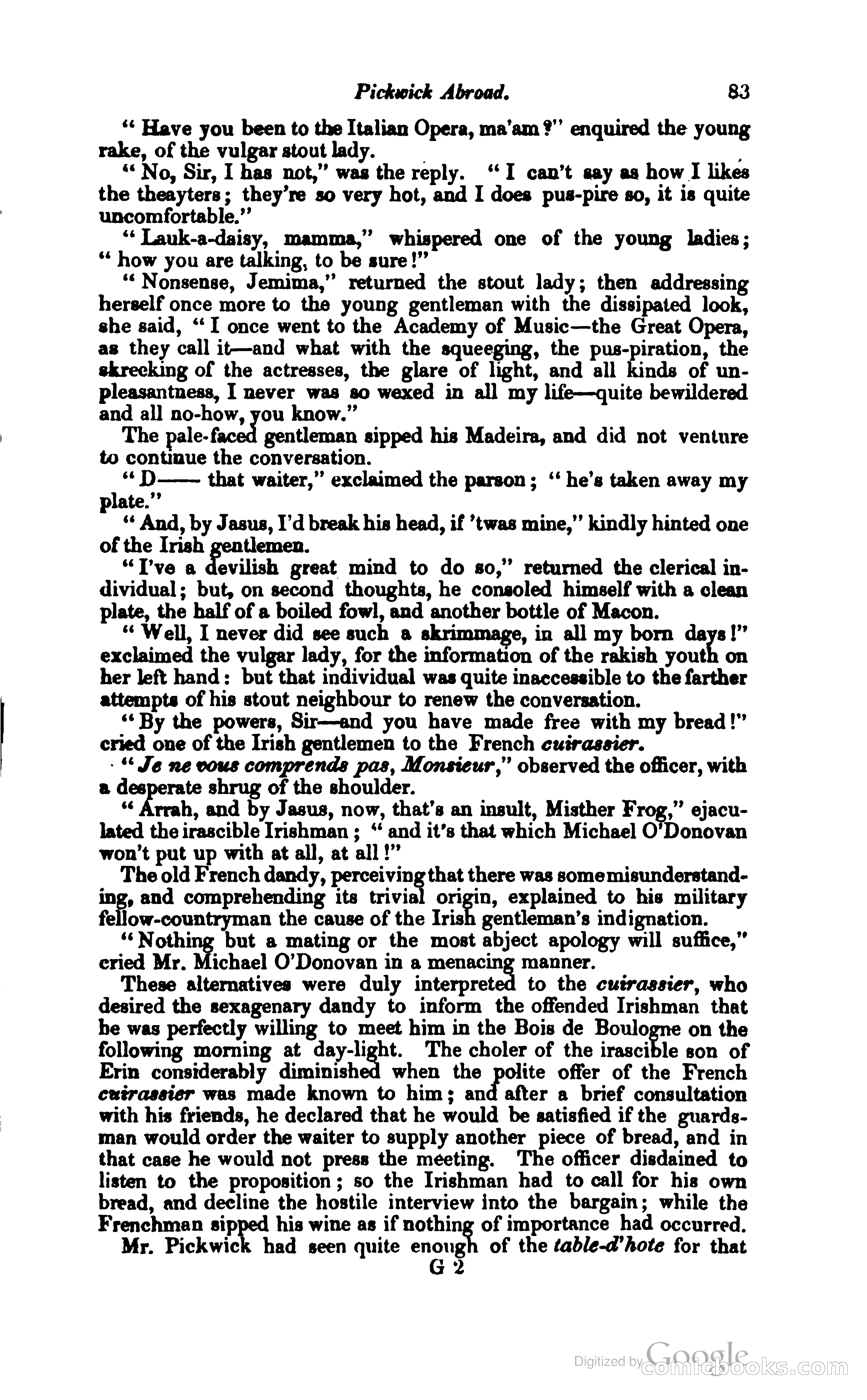 Pickwick Abroad: or, The Tour in France — page 118 of 399