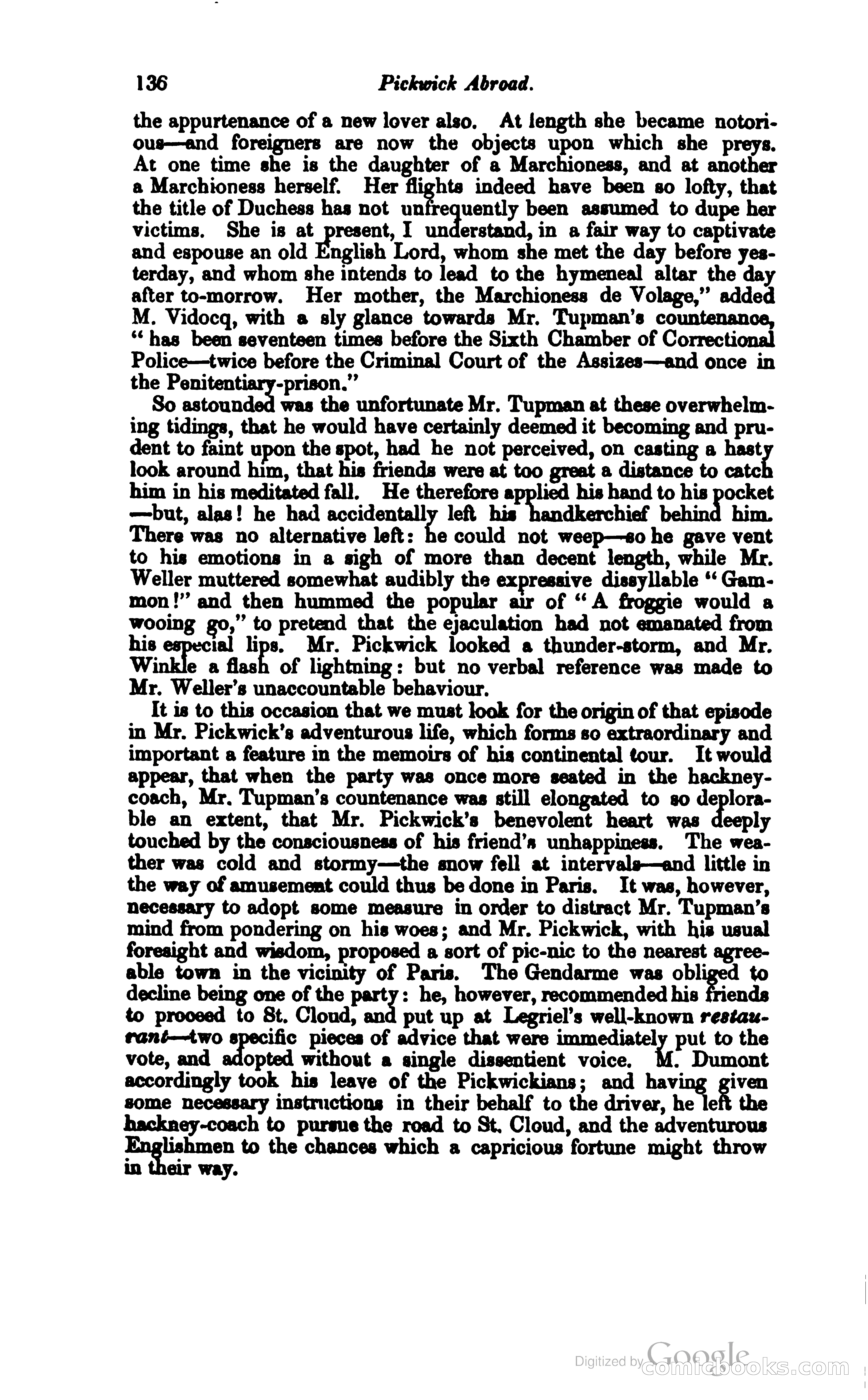 Pickwick Abroad: or, The Tour in France — page 179 of 399