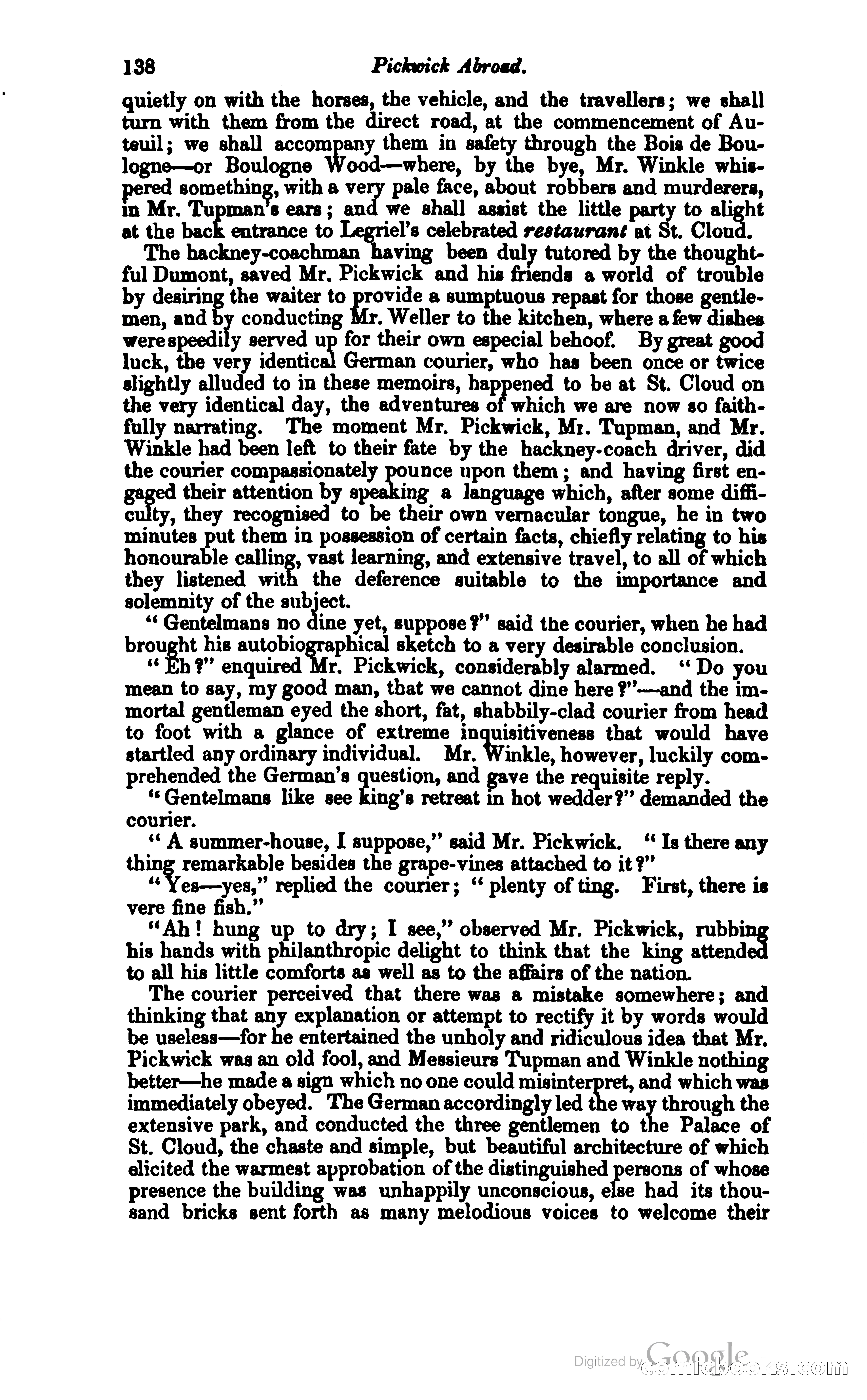 Pickwick Abroad: or, The Tour in France — page 181 of 399