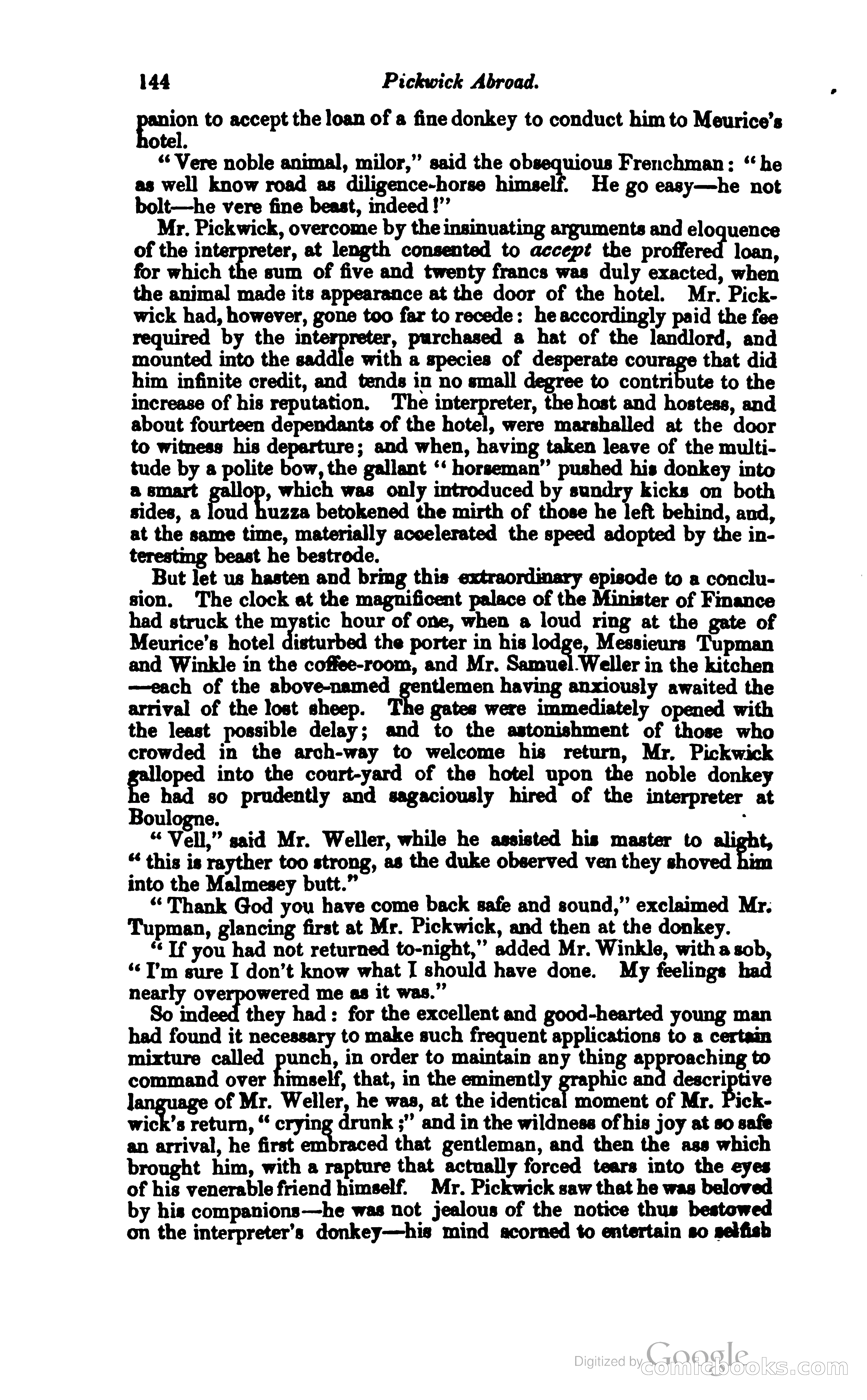 Pickwick Abroad: or, The Tour in France — page 187 of 399