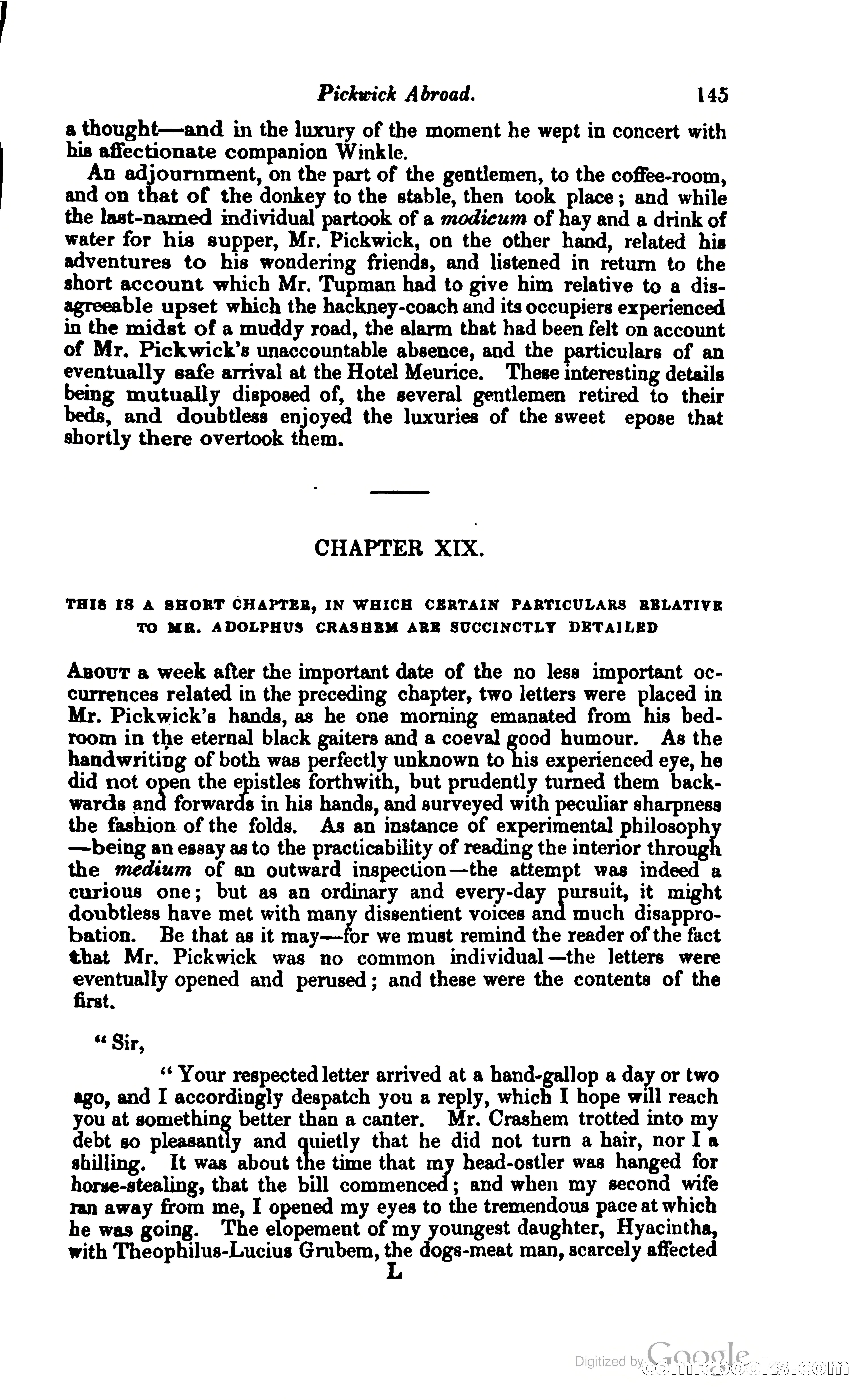 Pickwick Abroad: or, The Tour in France — page 190 of 399