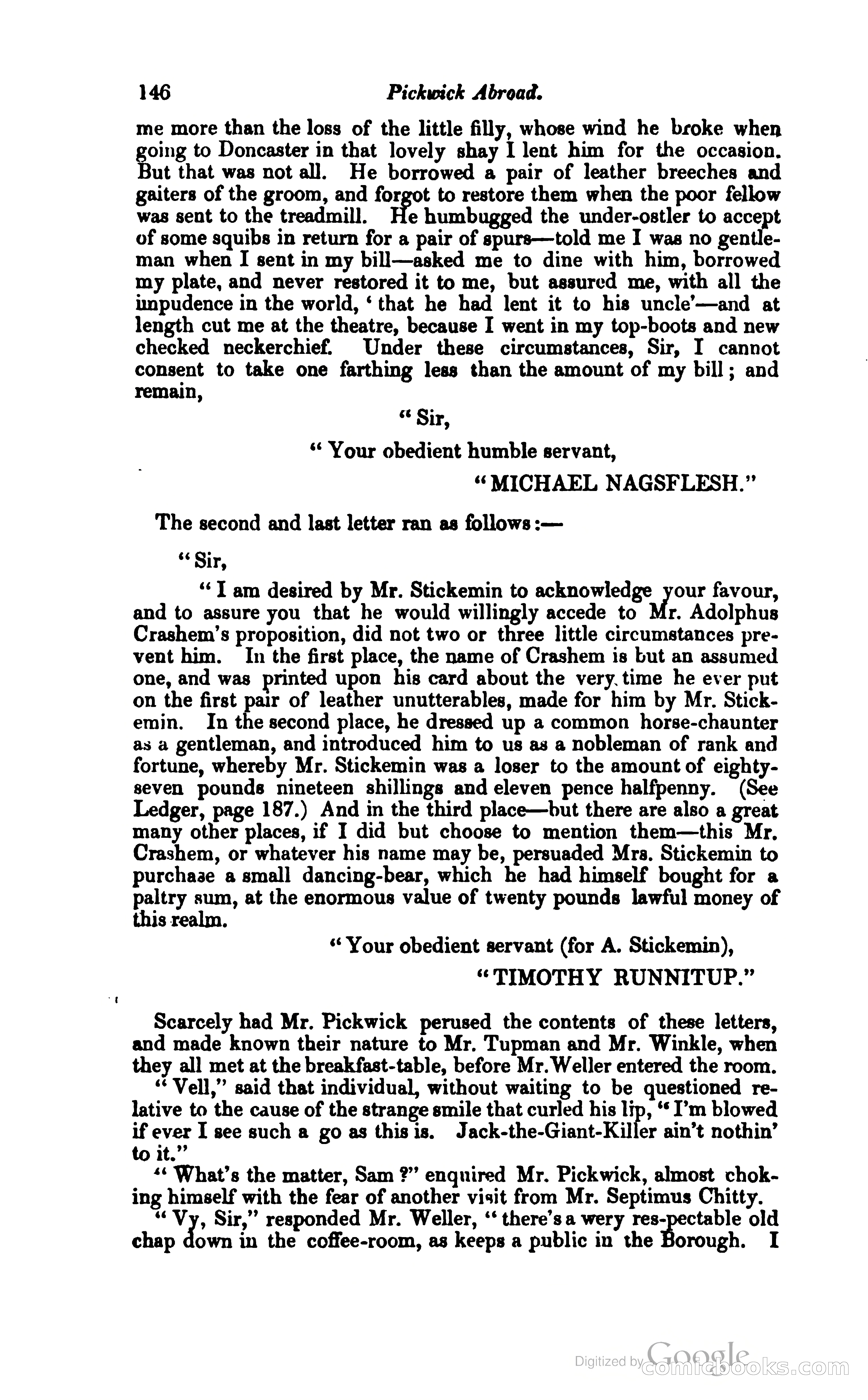 Pickwick Abroad: or, The Tour in France — page 191 of 399