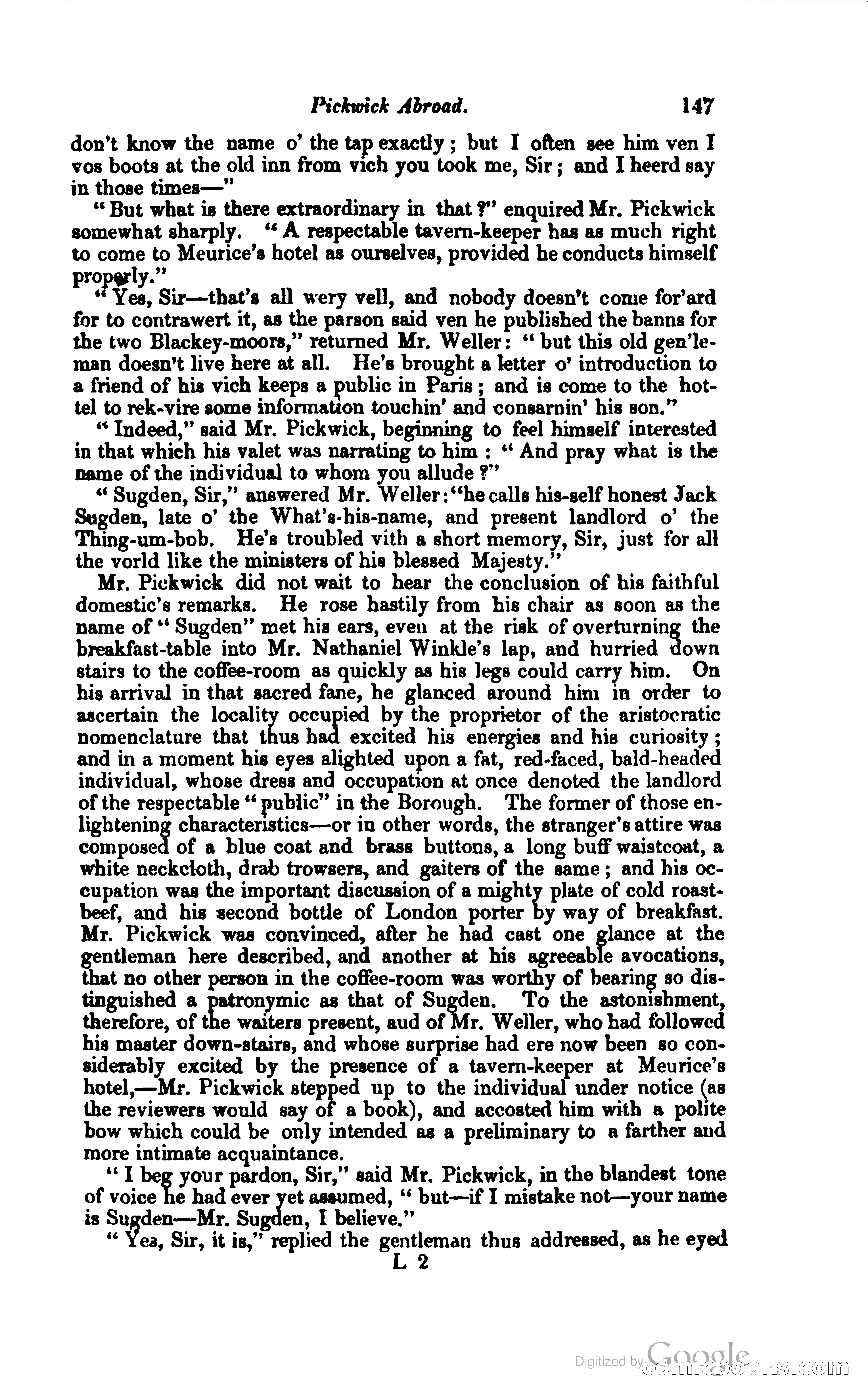 Pickwick Abroad: or, The Tour in France — page 192 of 399