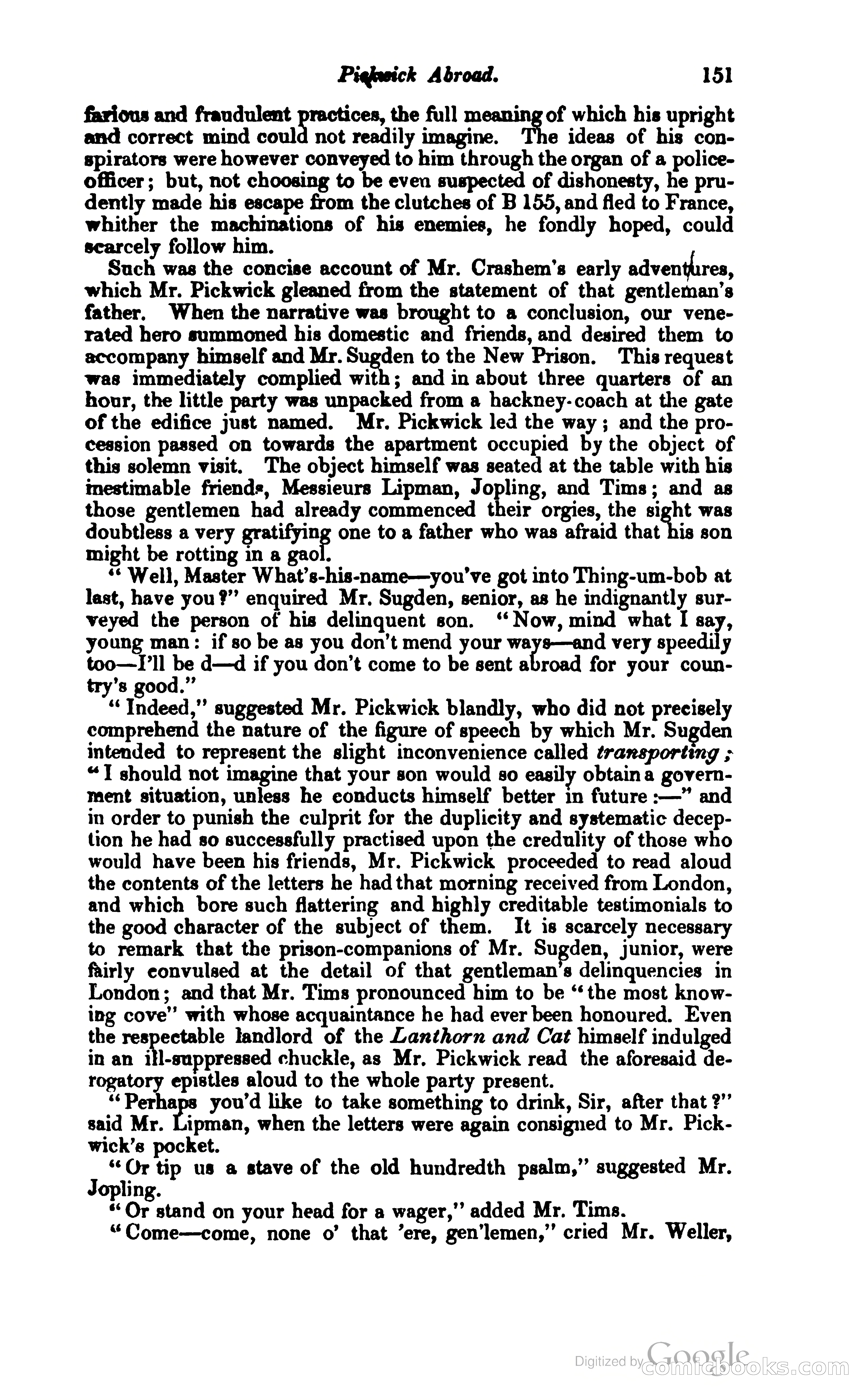 Pickwick Abroad: or, The Tour in France — page 196 of 399