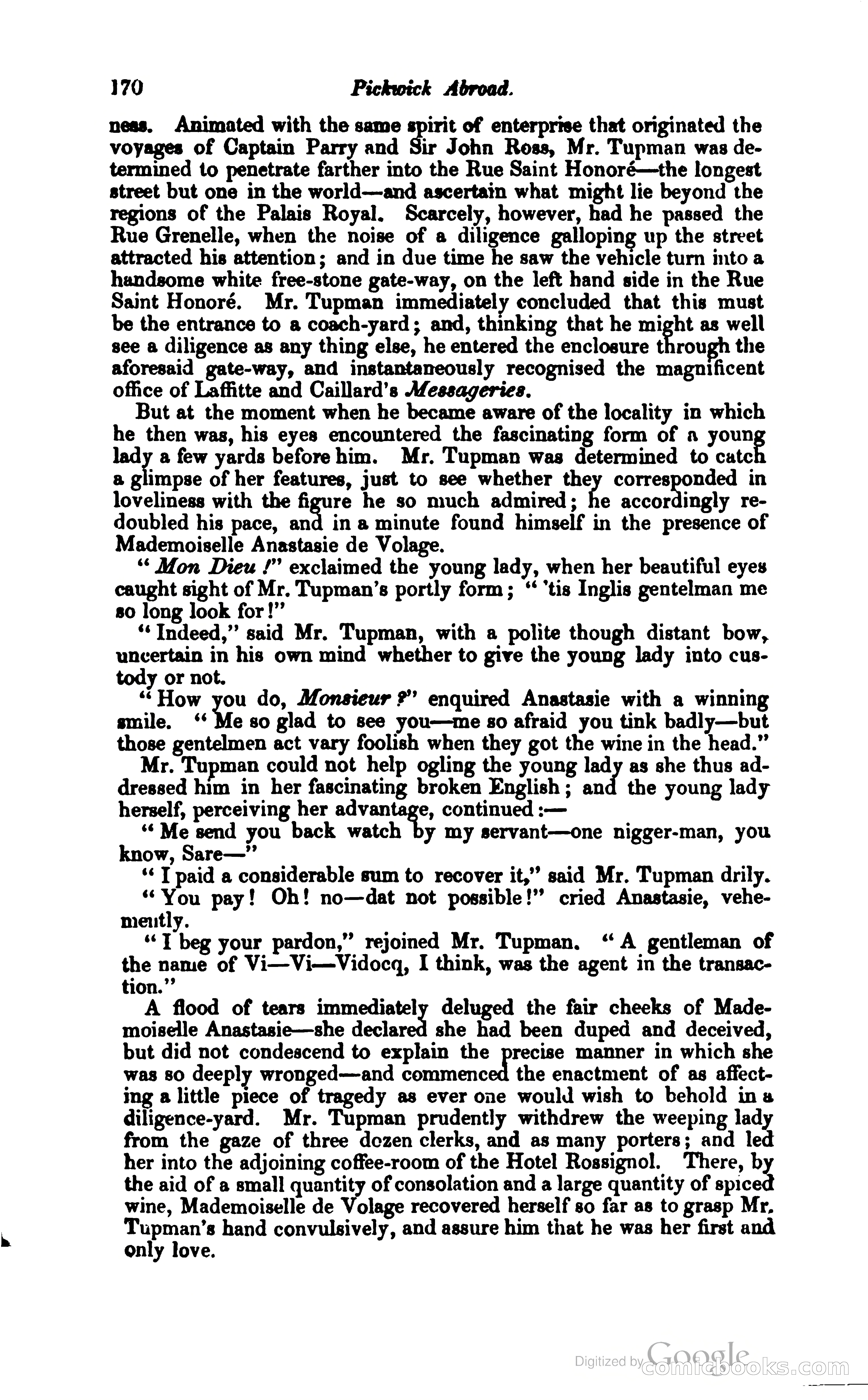 Pickwick Abroad: or, The Tour in France — page 217 of 399