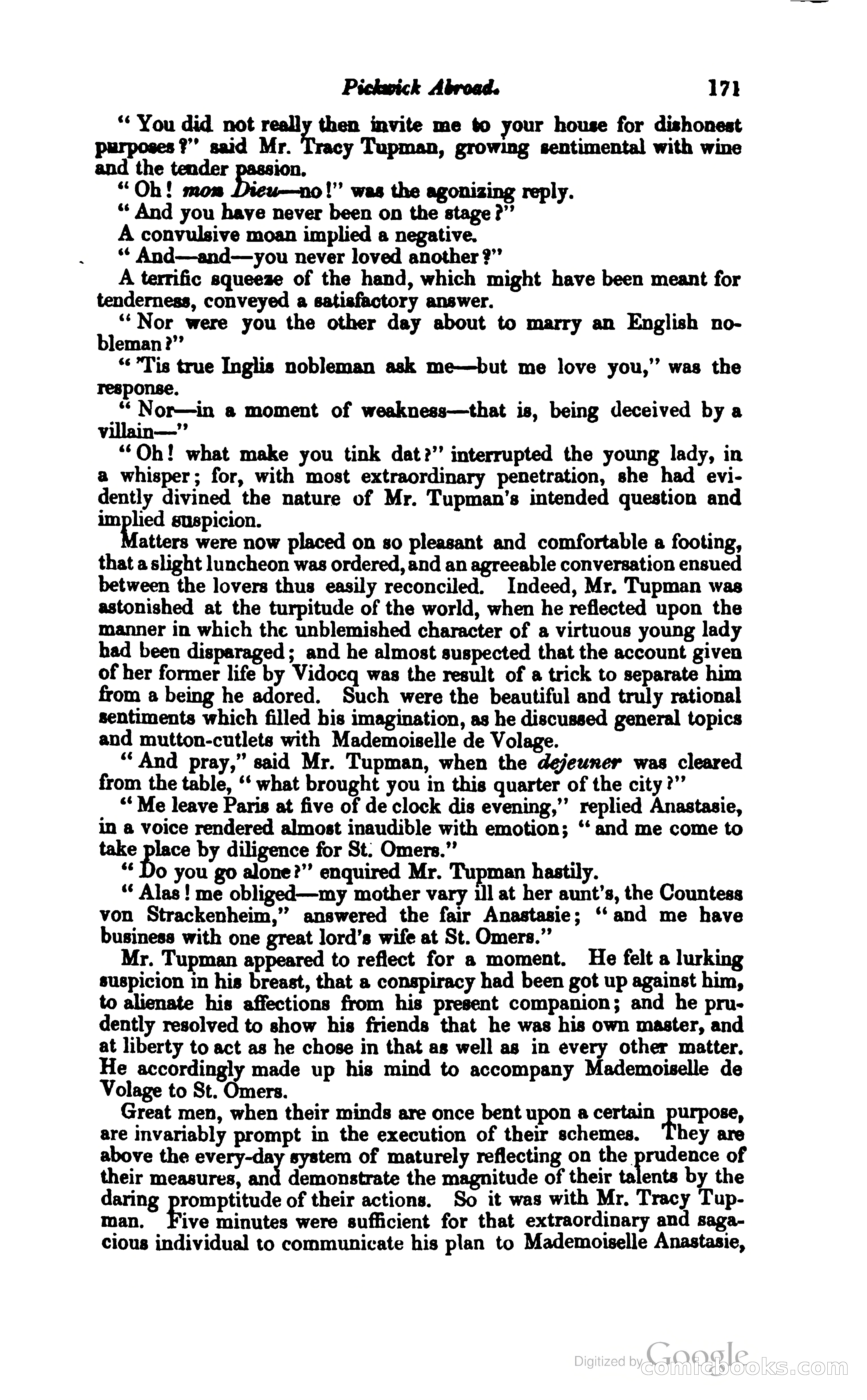 Pickwick Abroad: or, The Tour in France — page 218 of 399