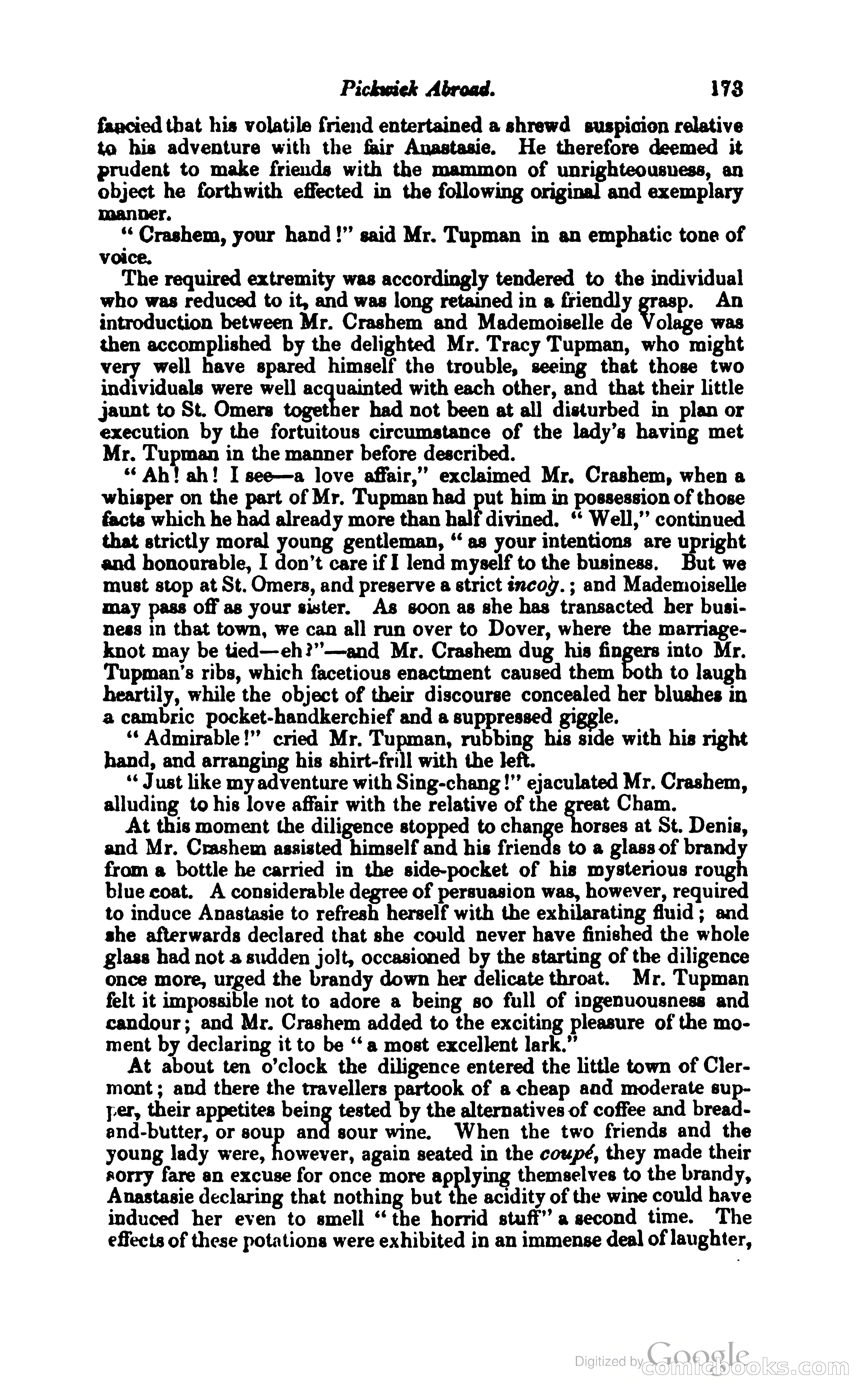 Pickwick Abroad: or, The Tour in France — page 220 of 399
