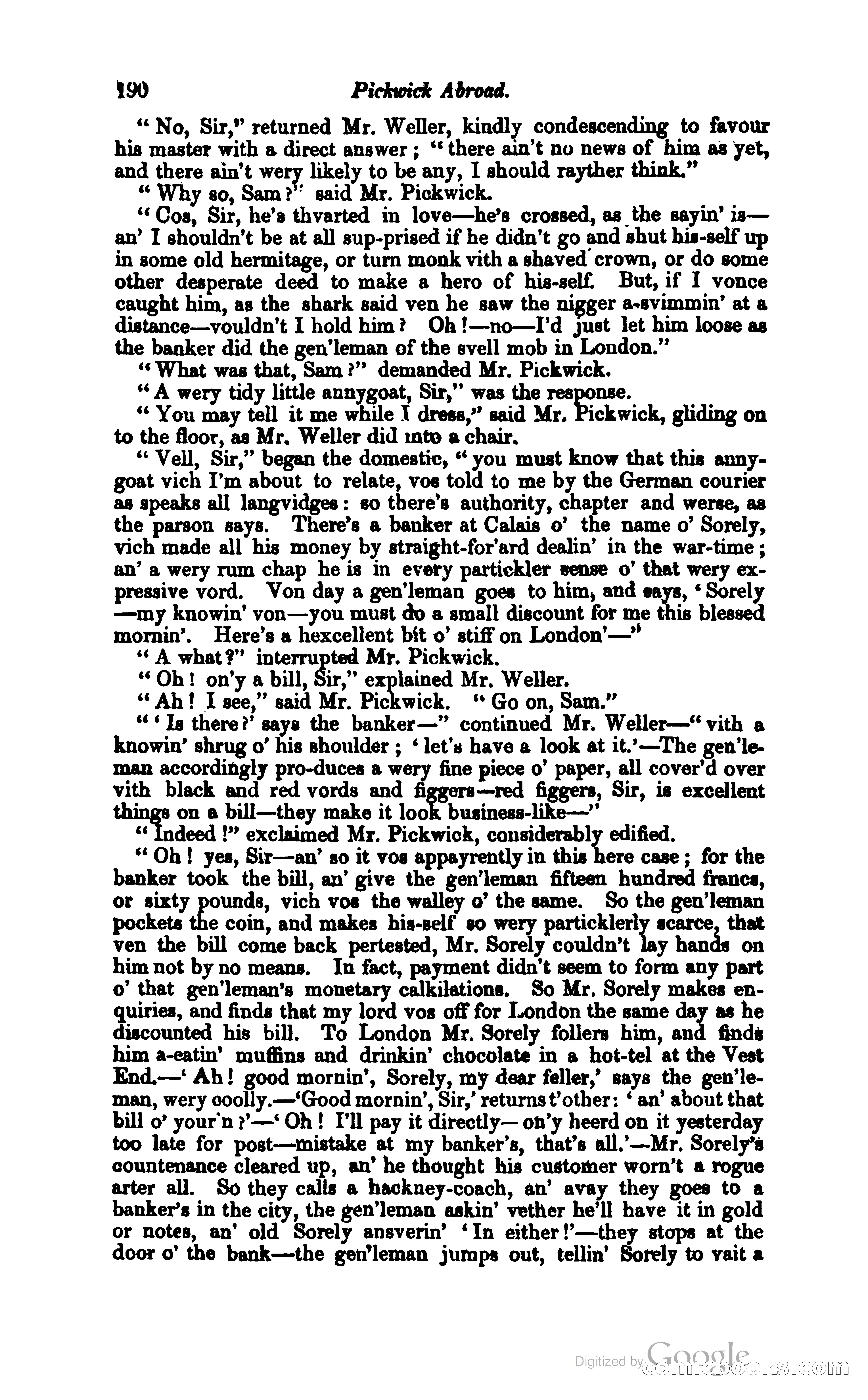 Pickwick Abroad: or, The Tour in France — page 239 of 399
